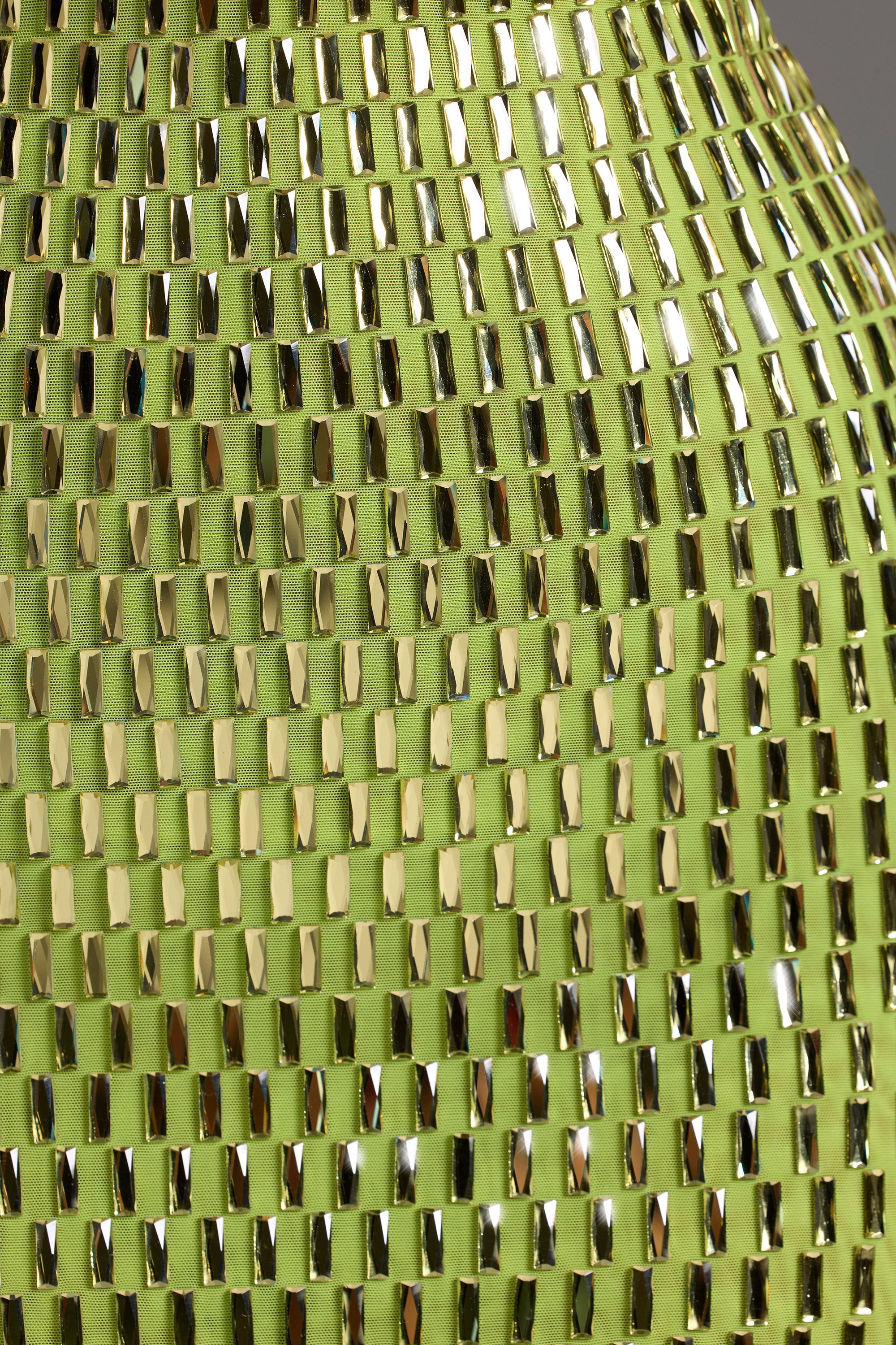Embellished Bandeau Mini Dress in Pear Green - Image 6