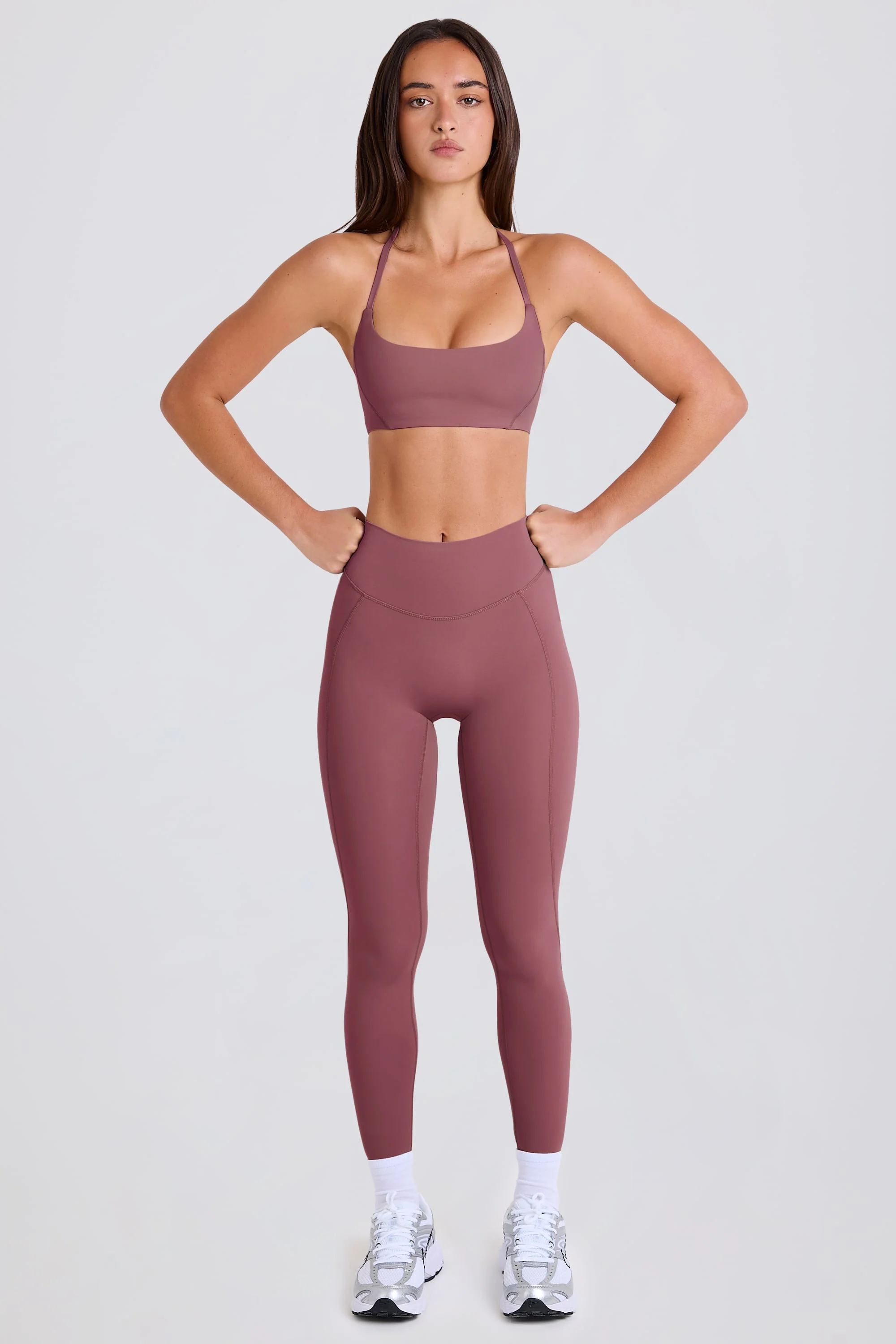 High-Waist Leggings in Acai - Image 12
