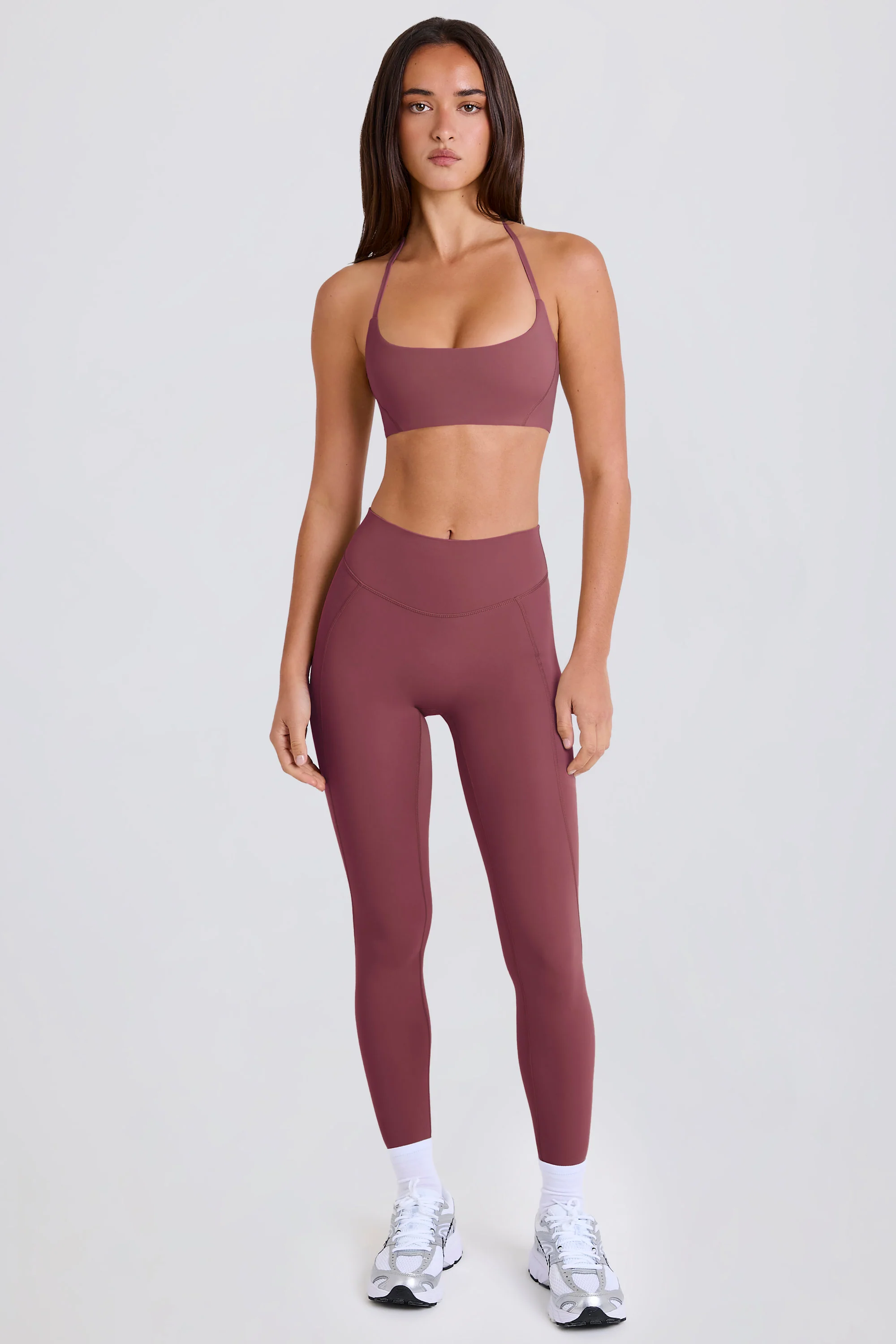 High-Waist Leggings in Acai - Image 2