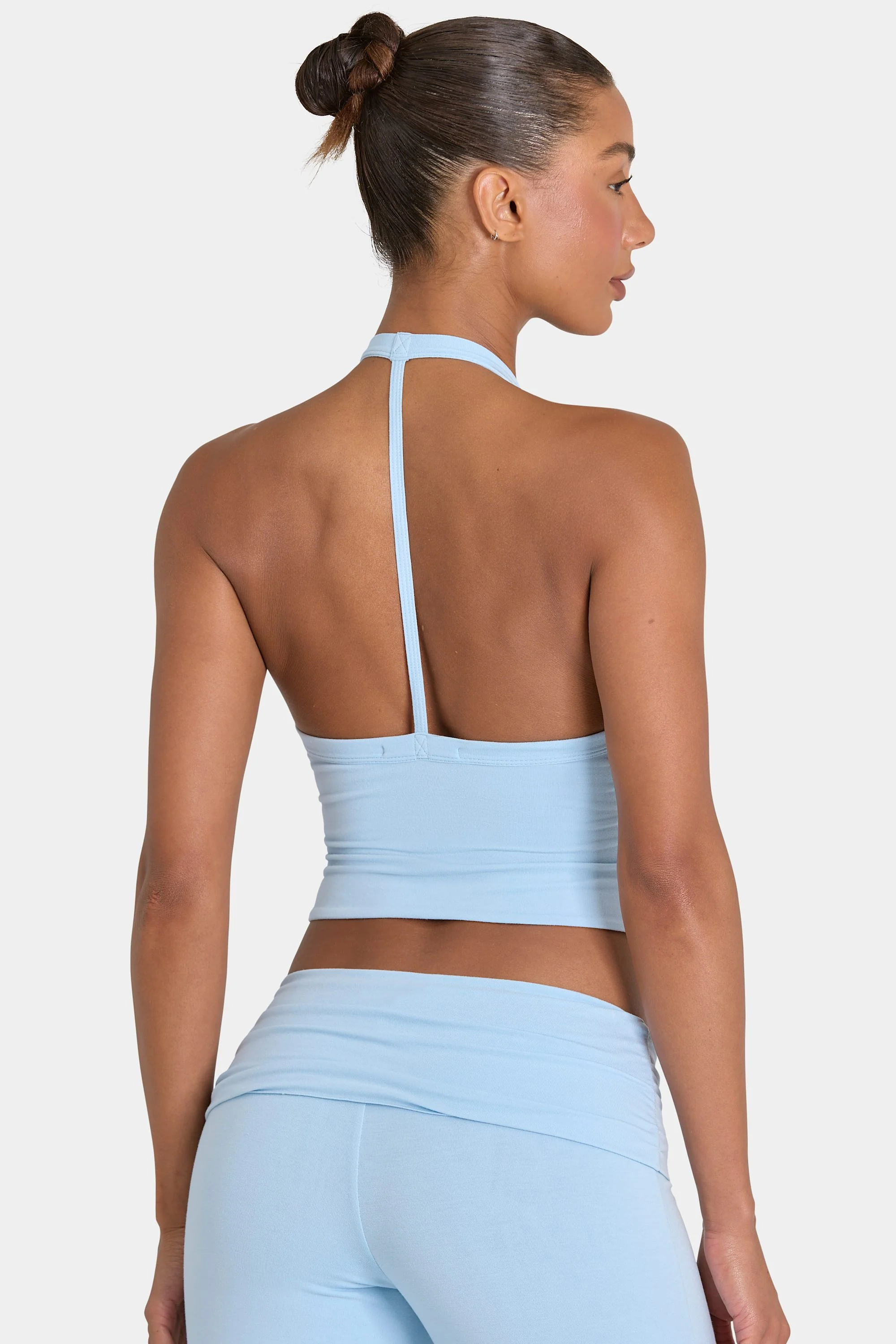 ButterCloud™ Crop Tank Top in Sky - Image 2