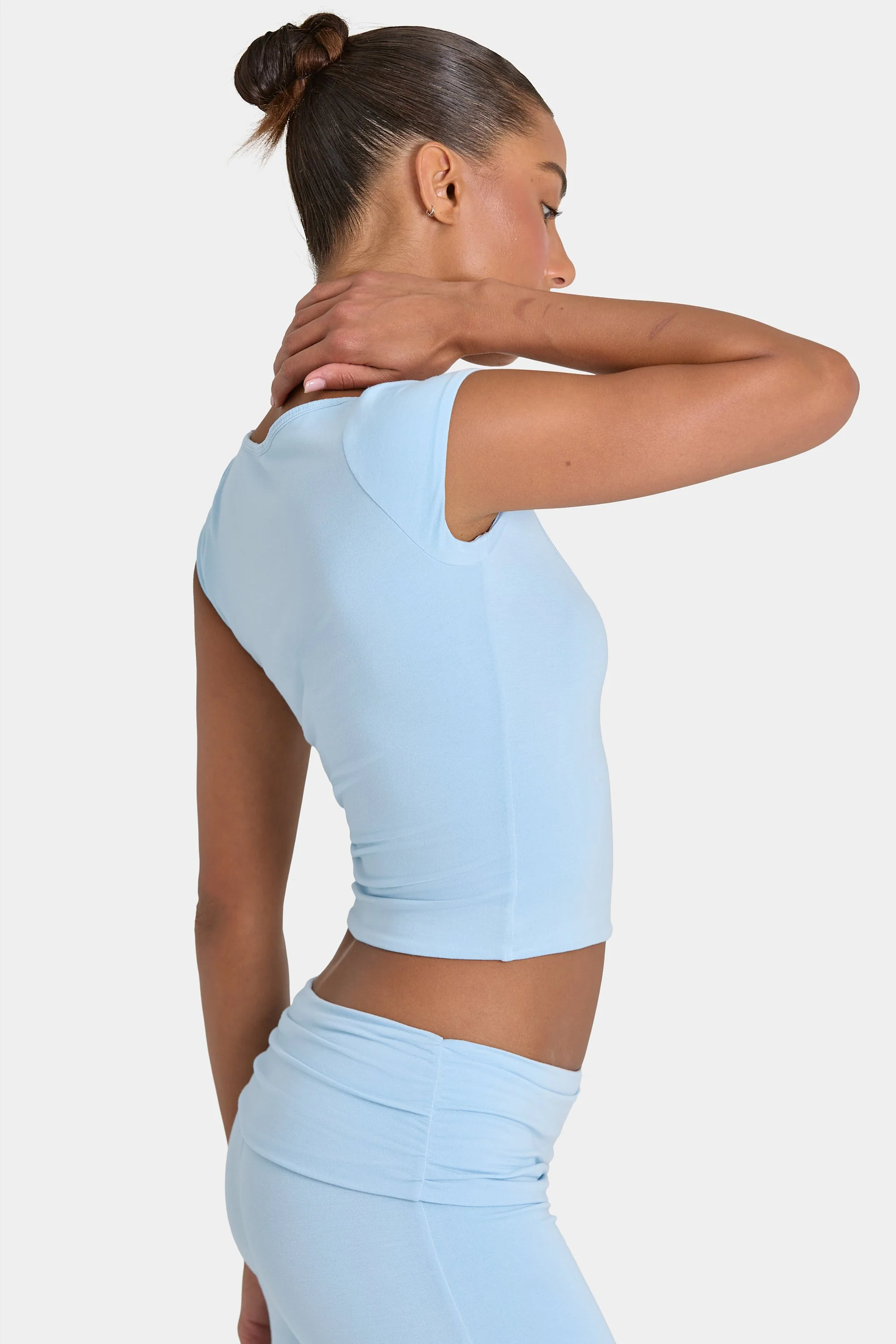 ButterCloud™ Crop Top in Sky - Image 3
