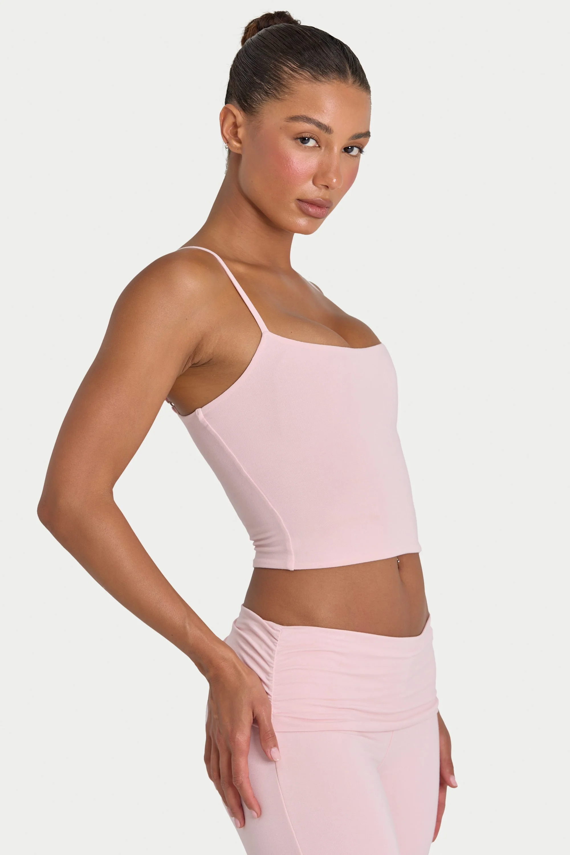 ButterCloud™ Crop Tank Top in Blush - Image 3