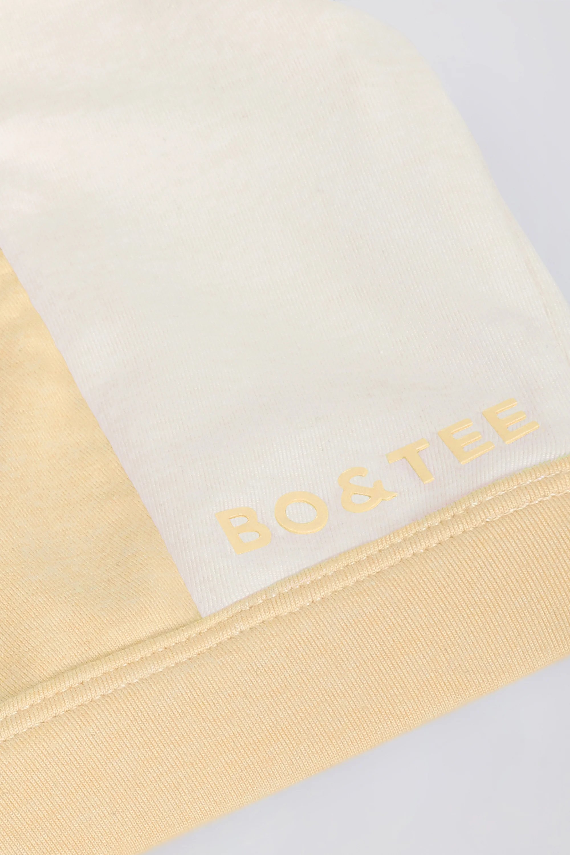 Contrast Sports Bra in Lemon Marl - Image 8