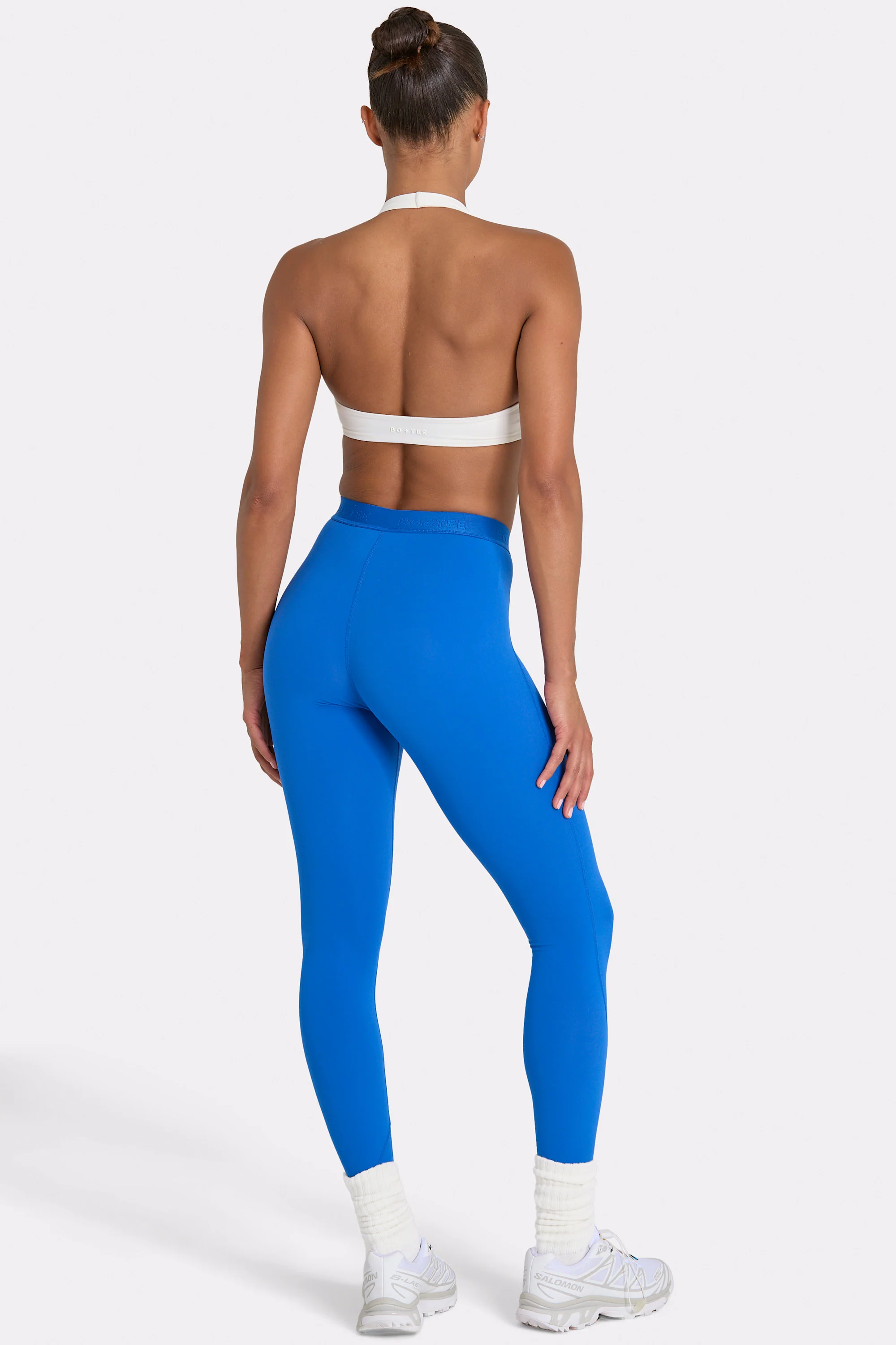 Soft Active Leggings in Cobalt - Image 2