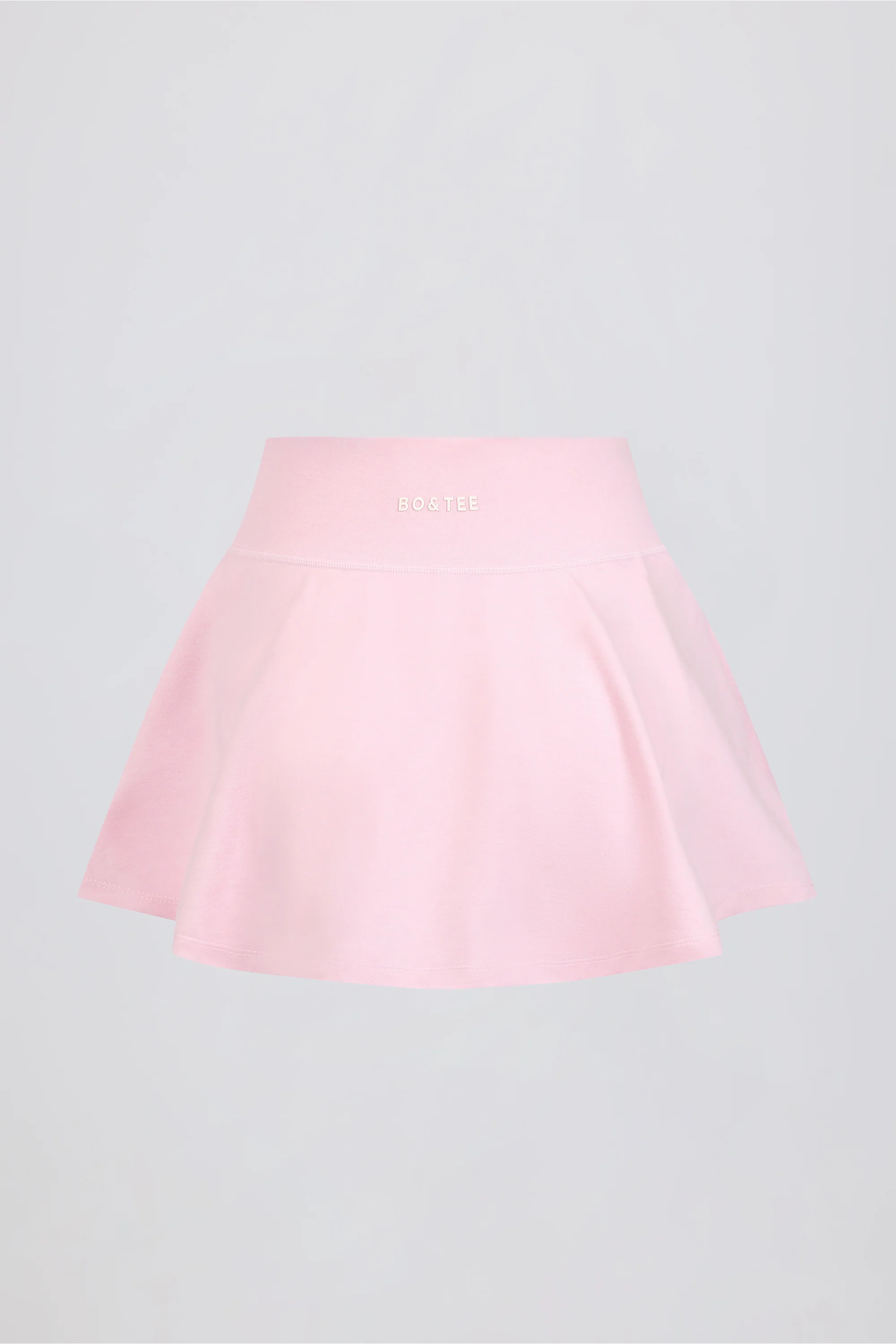Brushed Jersey Crossover Mini Skort in Bloom - Image 6