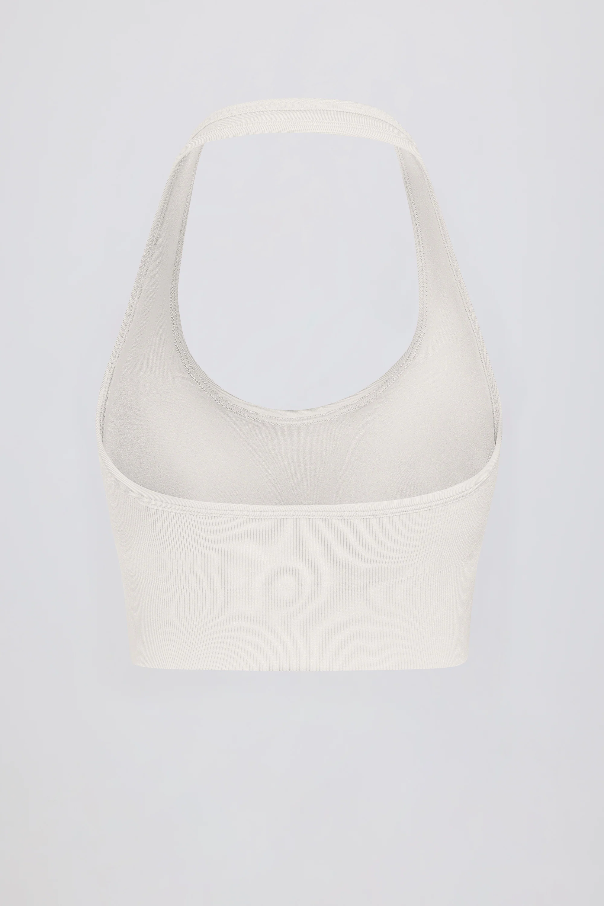 Define Luxe Halterneck Sports Bra in White - Image 8