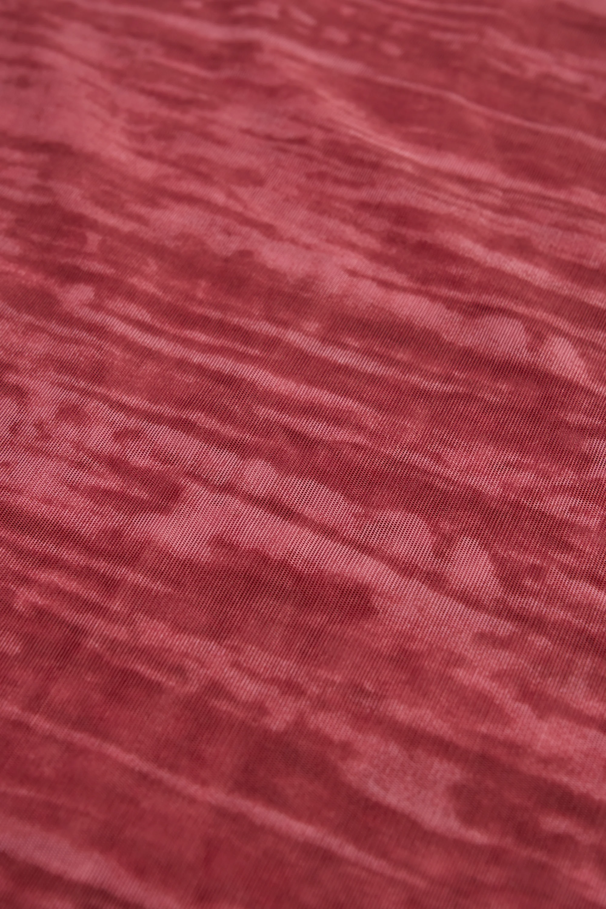 Ruffled Mid-Rise Flared Trousers in Red Print - Image 4