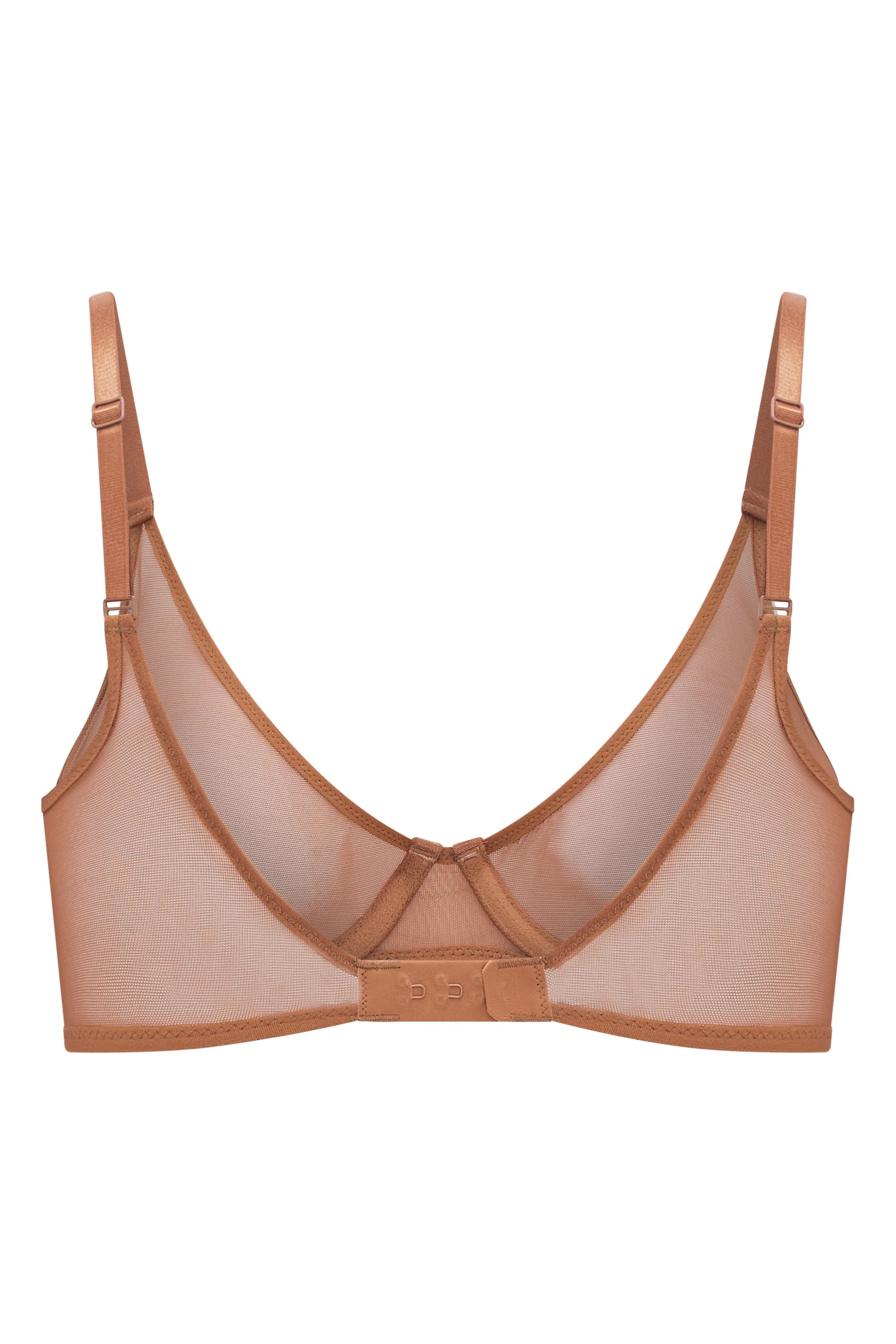 Soft Mesh Single Layer Underwired Bra in Honey - Image 7