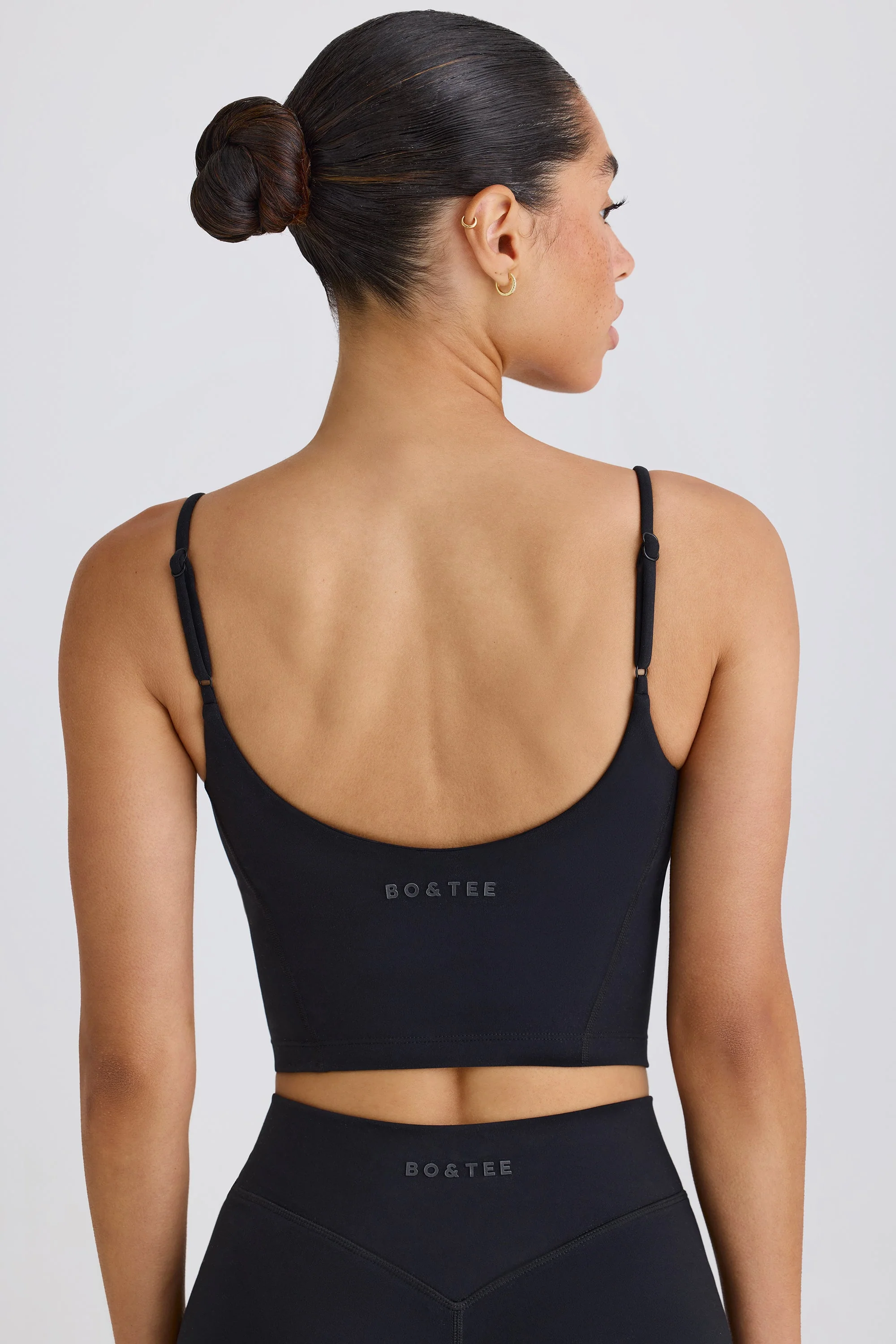 Soft Active Tank Top in Black - Image 2