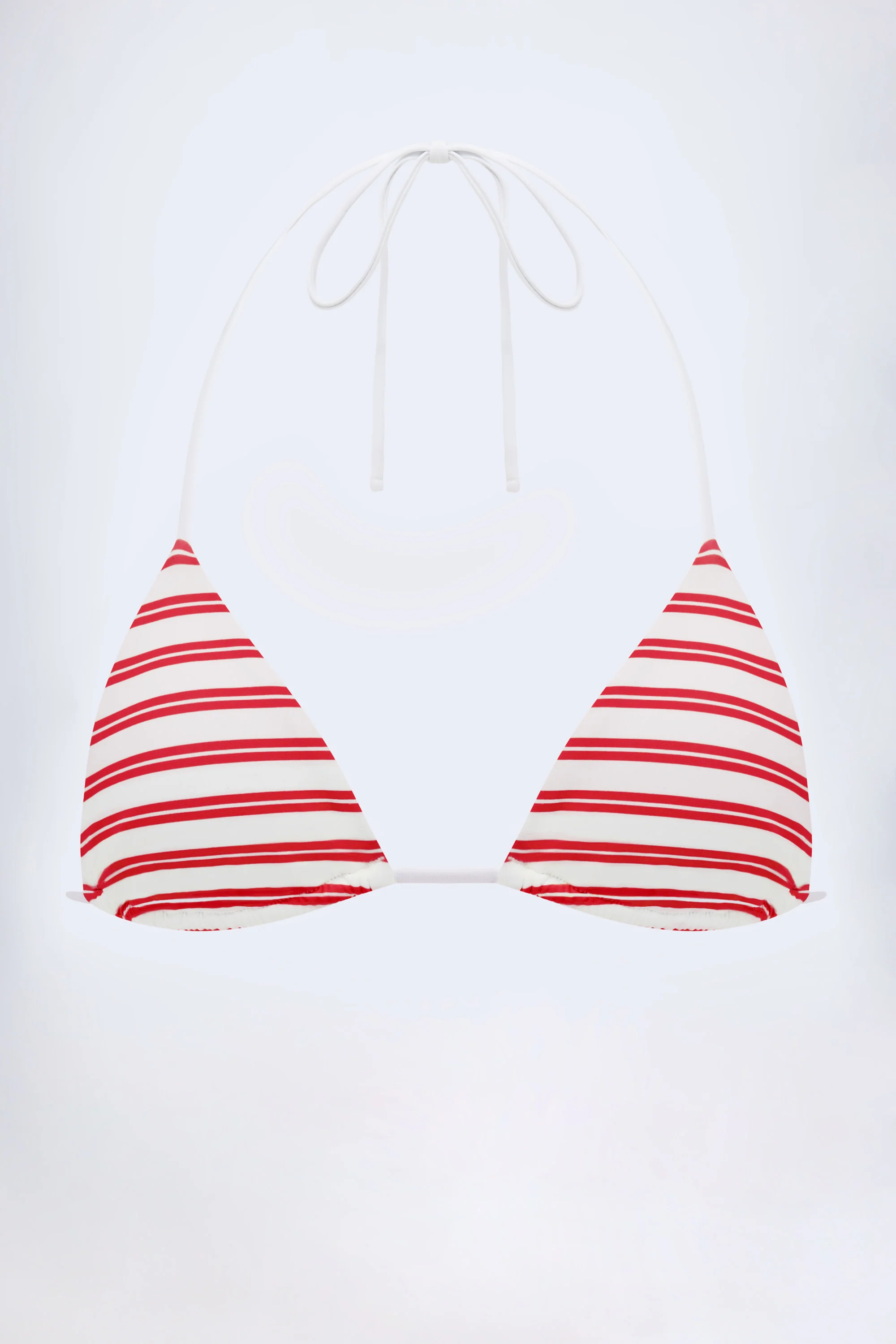 Triangle Bikini Top in Cherry Red - Image 2