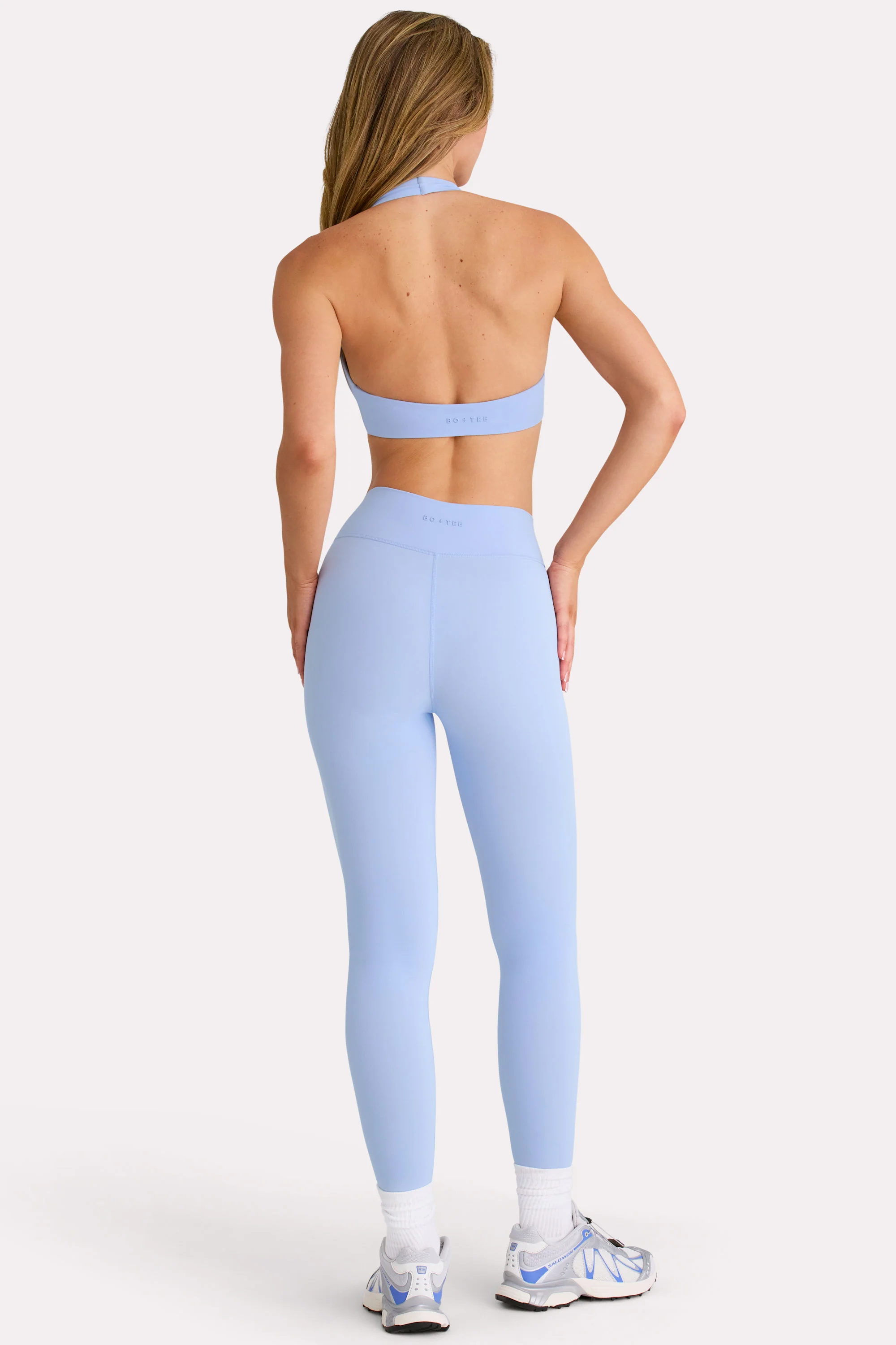 Soft Active Full-Length Leggings in Sky - Image 3