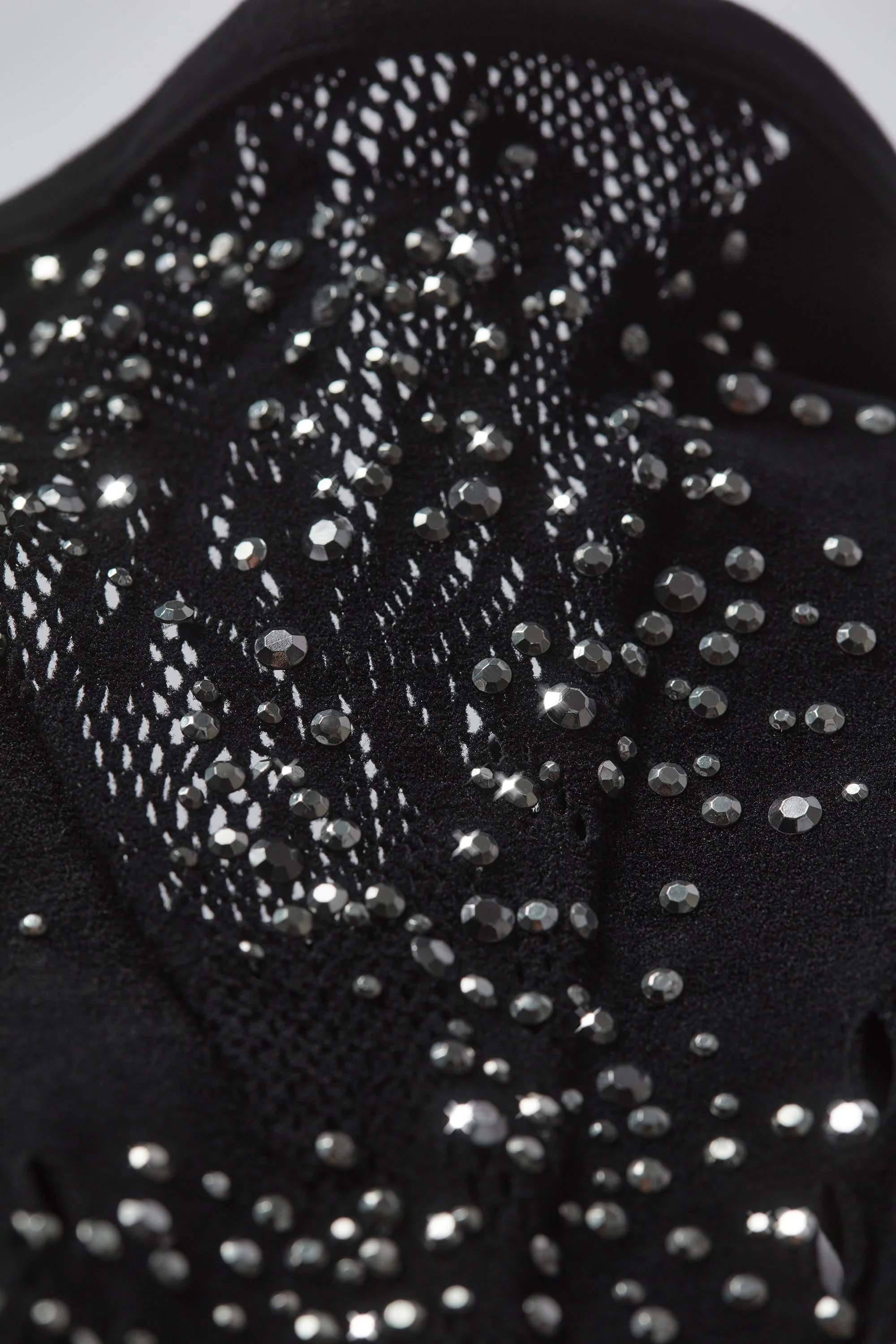 Embellished Cross-Strap Bikini Top in Black - Image 13