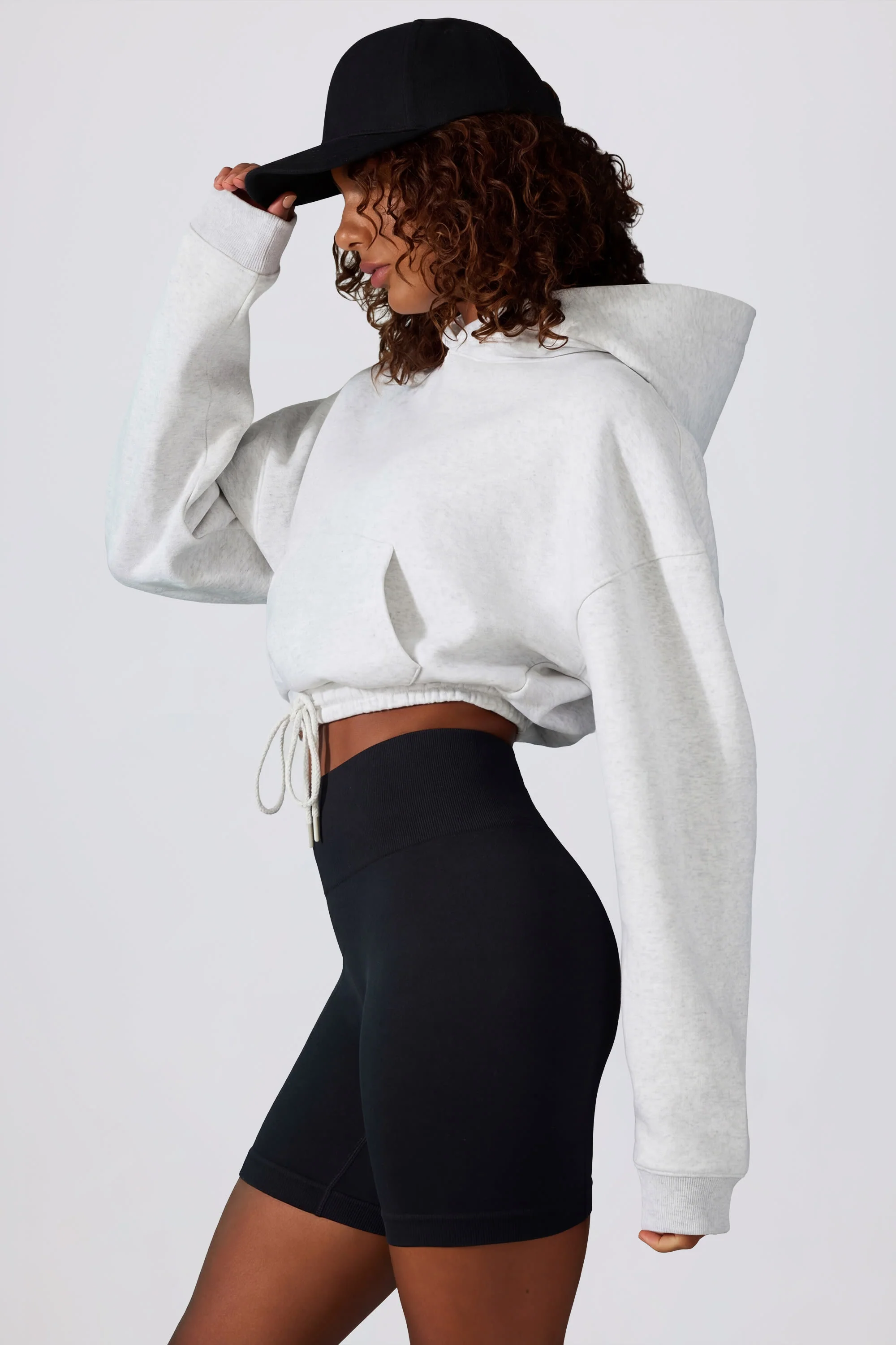 Super Sculpt Seamless Biker Shorts in Black - Image 3