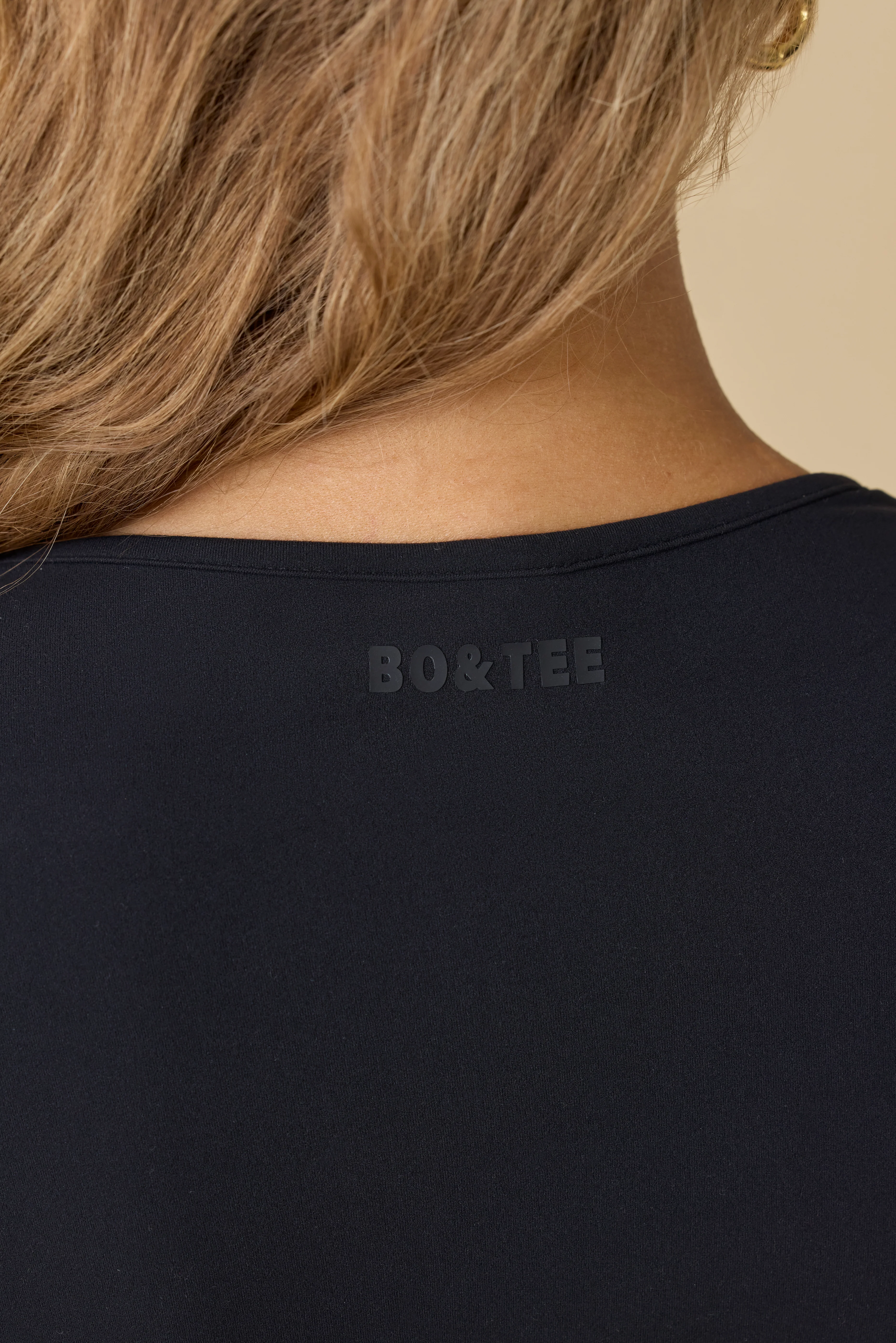 Soft Active Long Sleeve Top in Black - Image 4