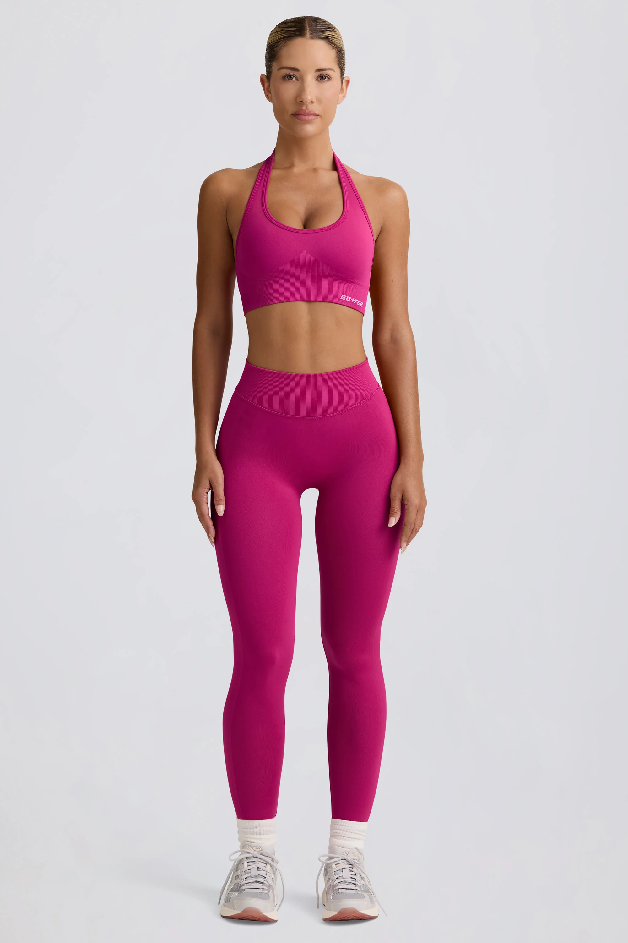 Define Luxe High-Waist Leggings in Berry - Image 2