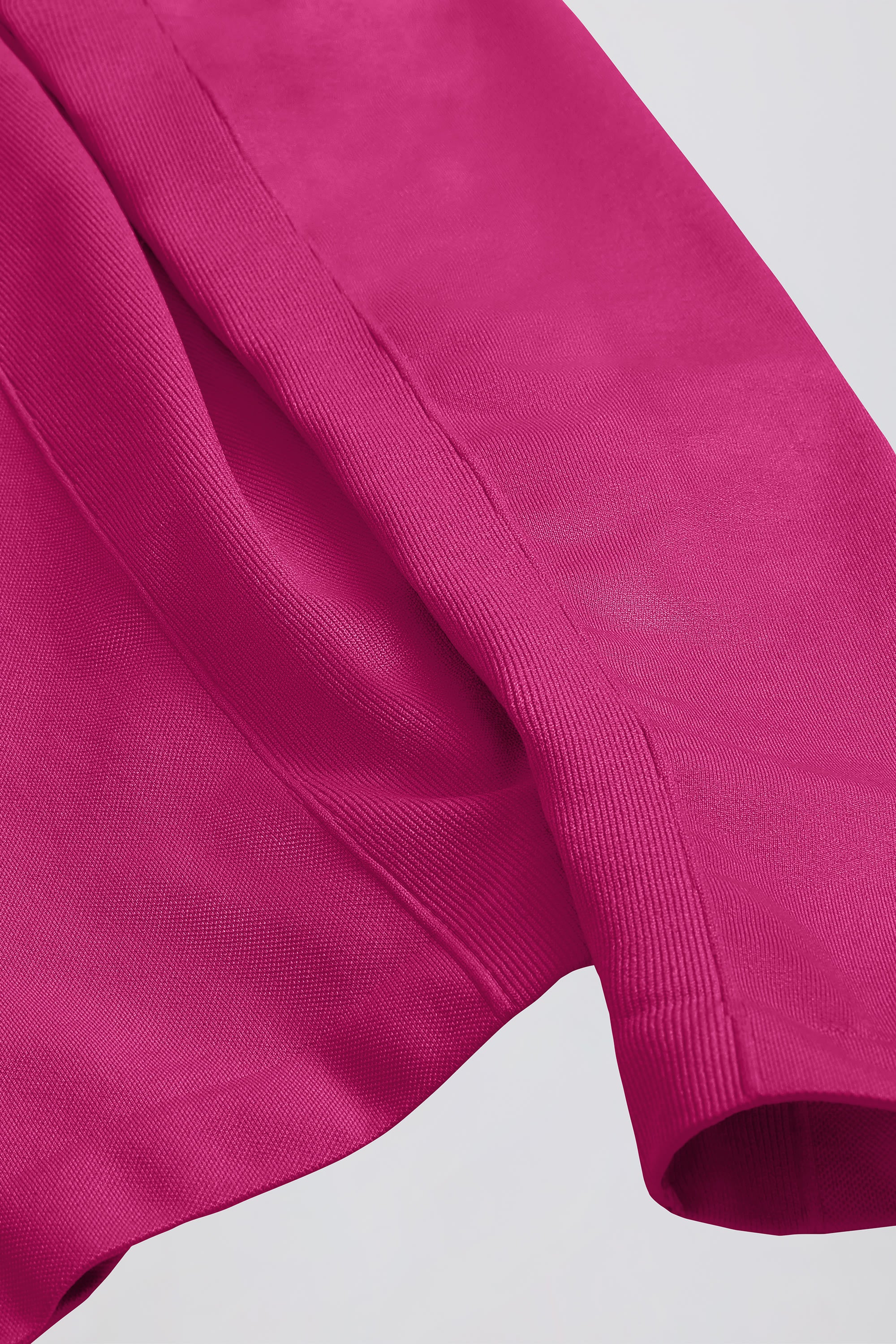 Define Luxe Zip-Up Jacket in Berry - Image 11