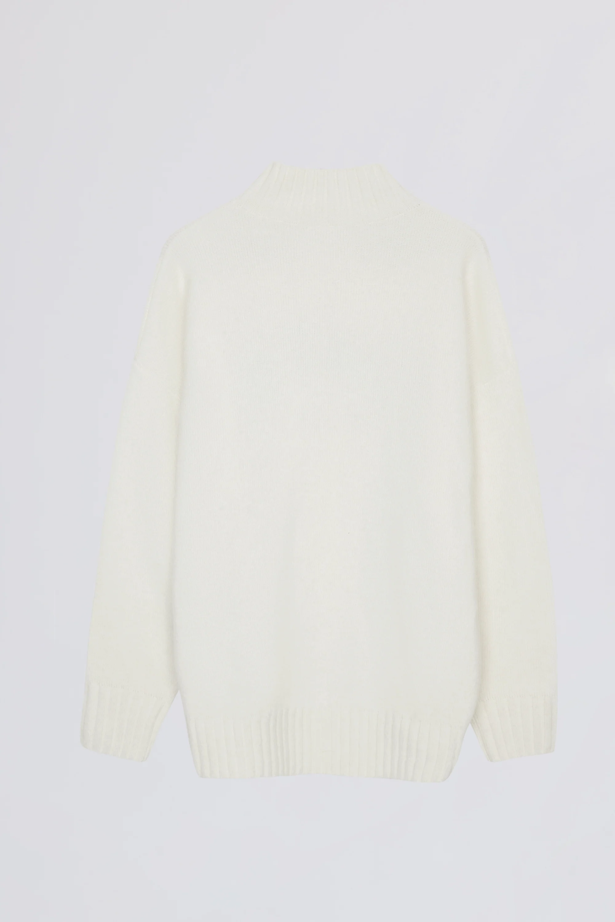Soft Knit Oversized Jumper in Coconut - Image 5