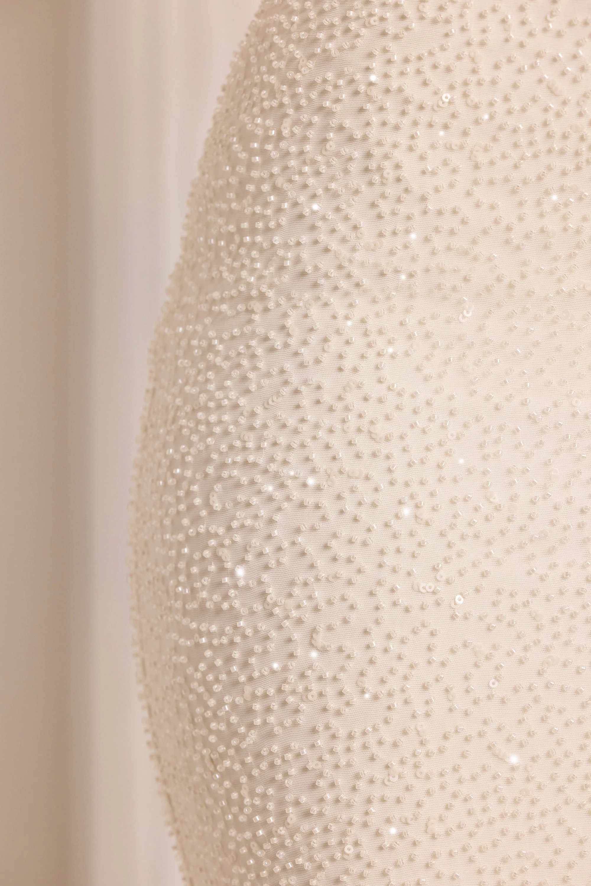Embellished Cut Out Maxi Dress in White - Image 4
