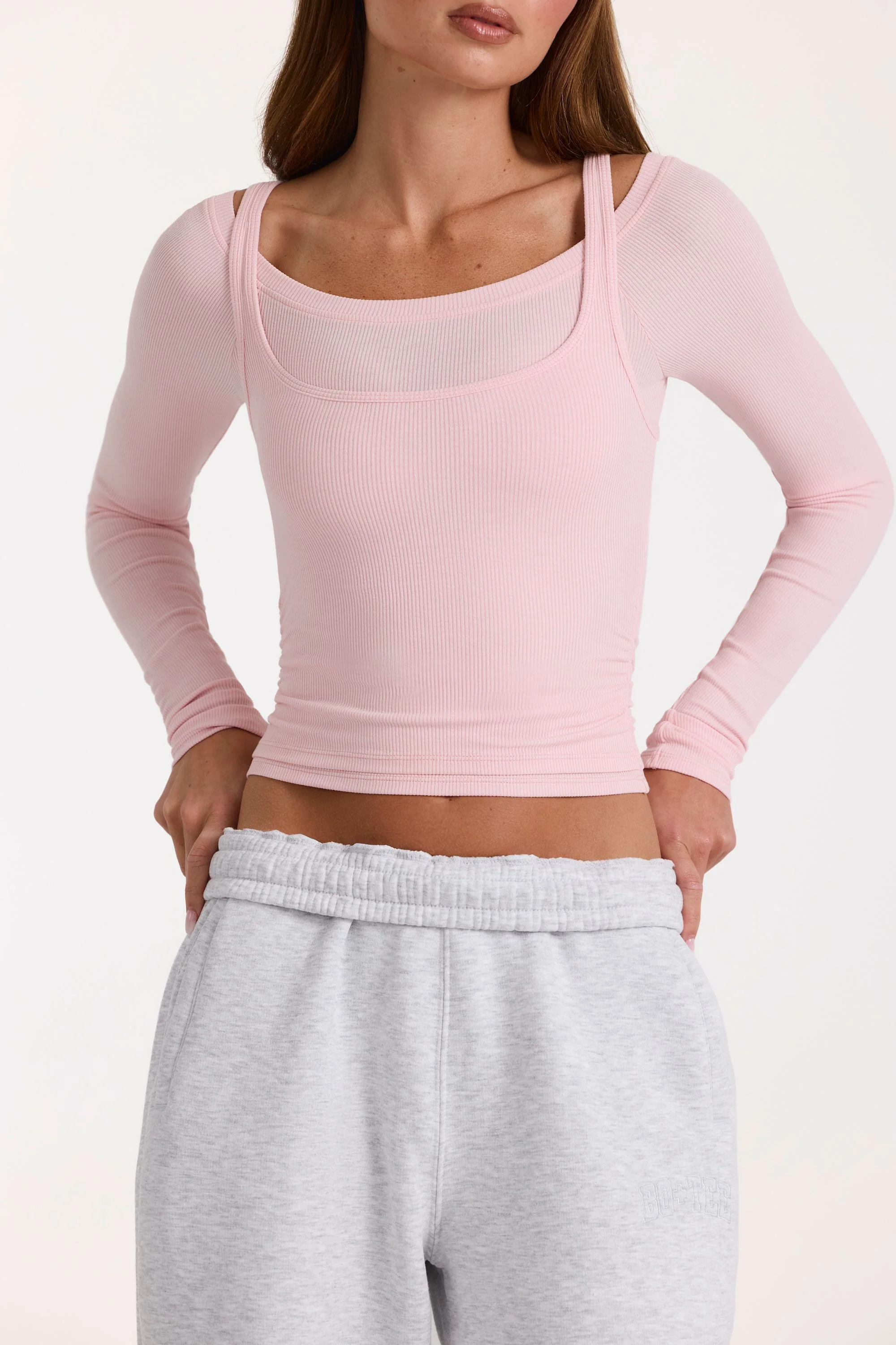 ButterCloud™ Layered Top in Blush - Image 4