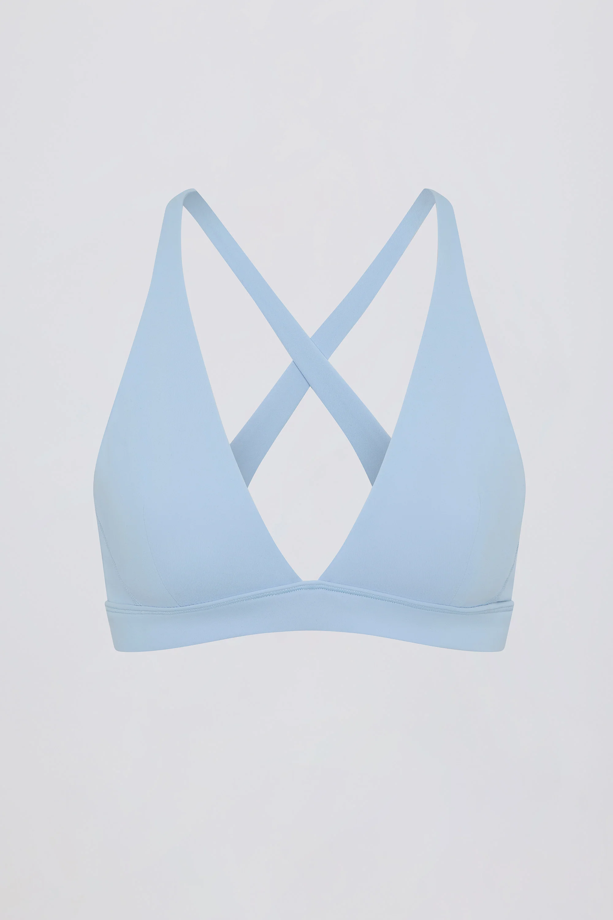 Soft Active Cross-Back Sports Bra in Sky - Image 2