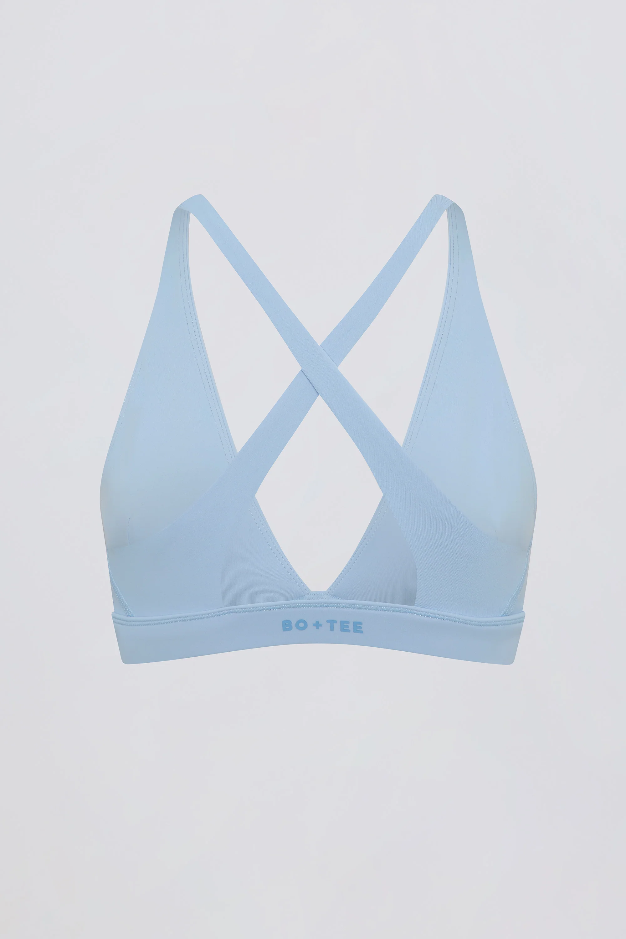 Soft Active Cross-Back Sports Bra in Sky - Image 5