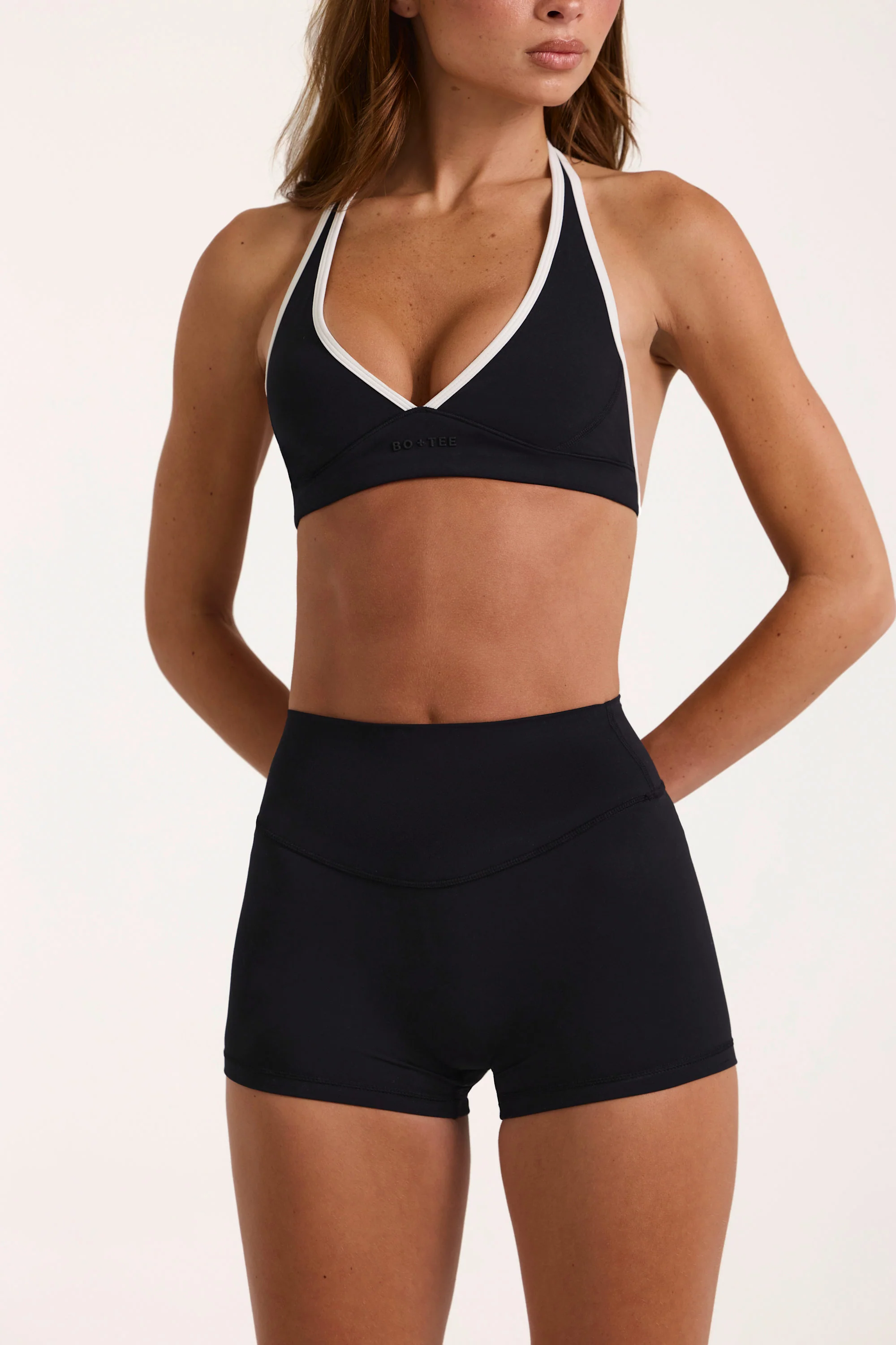 Soft Active Sports Bra in Black - Image 4