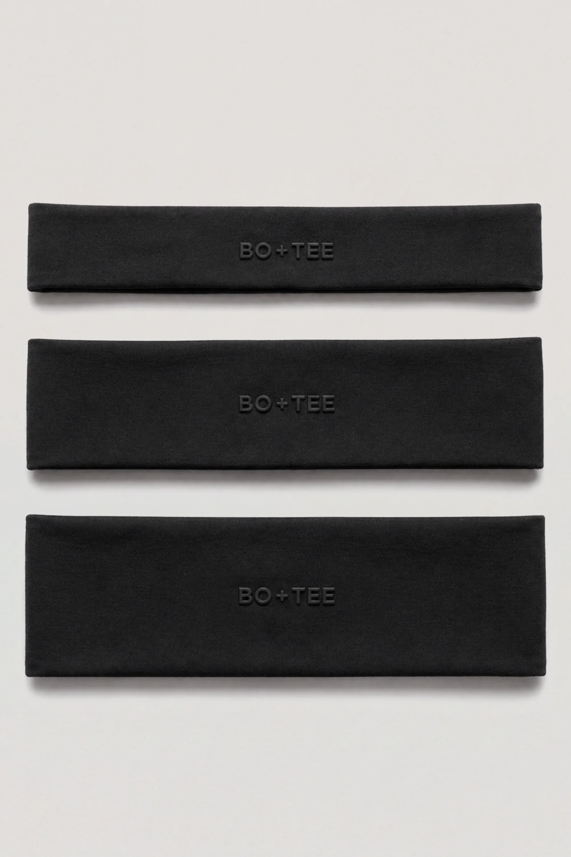 Soft Active Headband 3-Pack in Black
