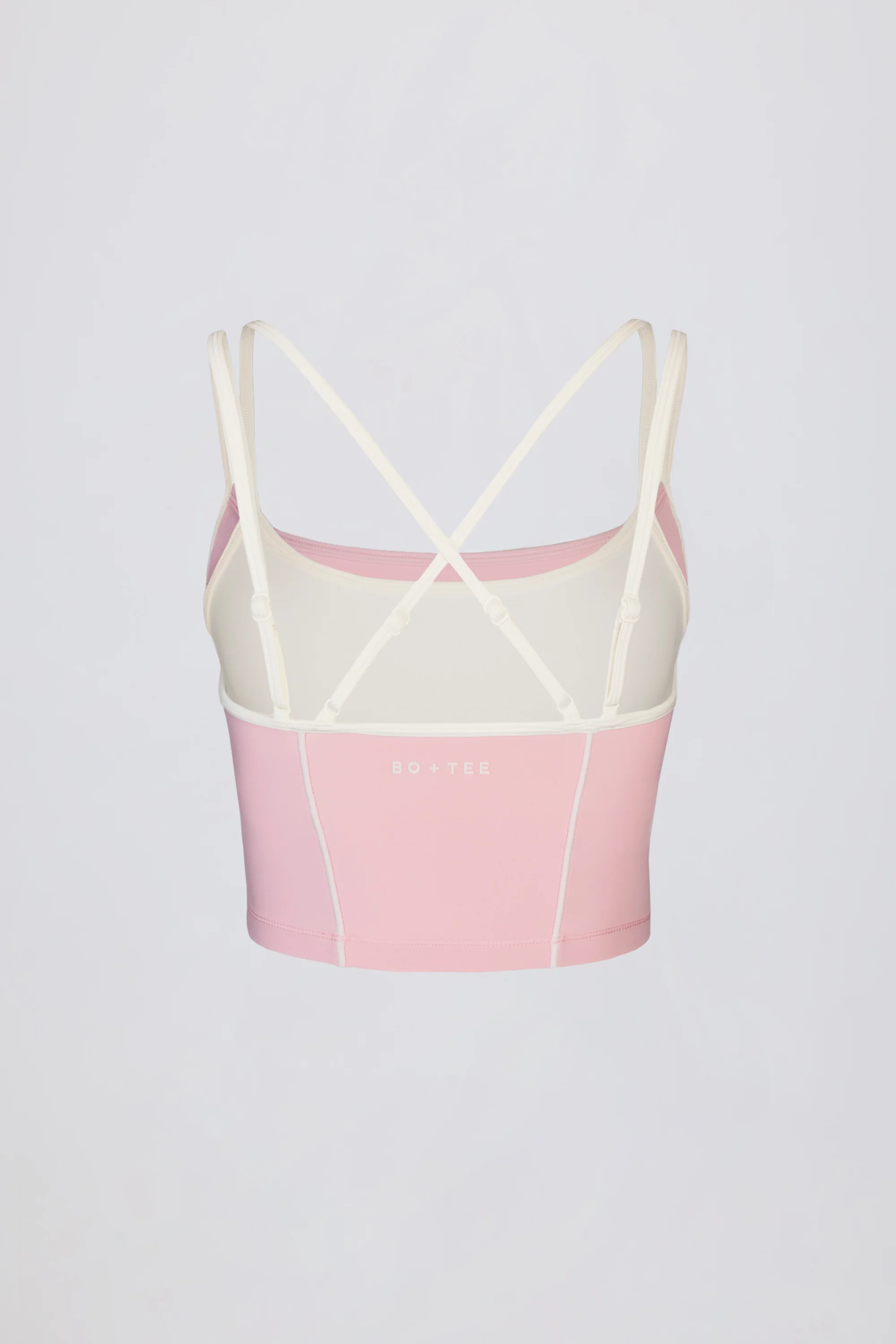 Soft Active Layered Tank Top in Powder Pink - Image 5