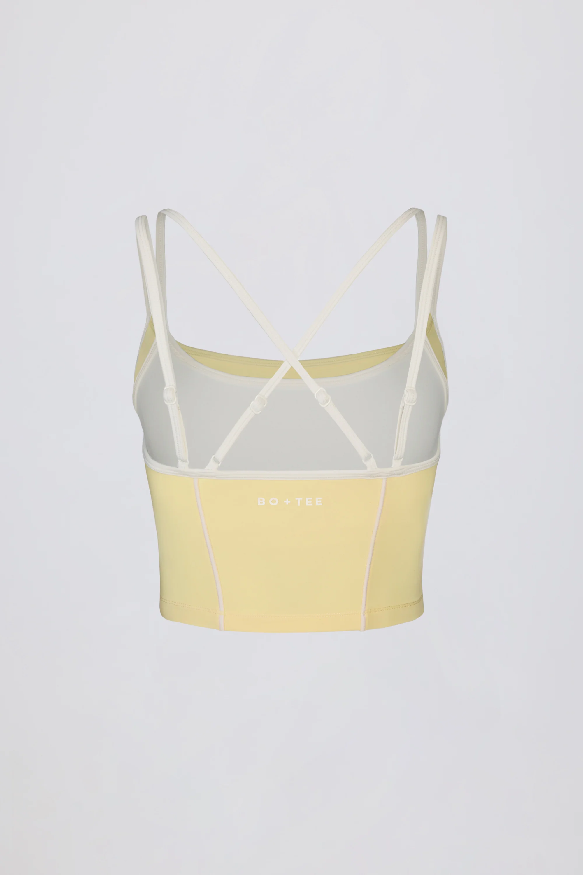 Soft Active Layered Tank Top in Soft Yellow - Image 5