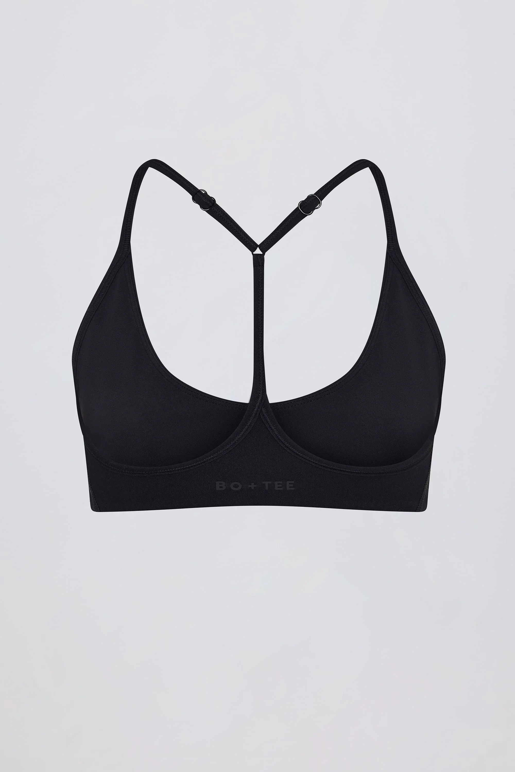 Soft Active Racerback Sports Bra in Black - Image 4