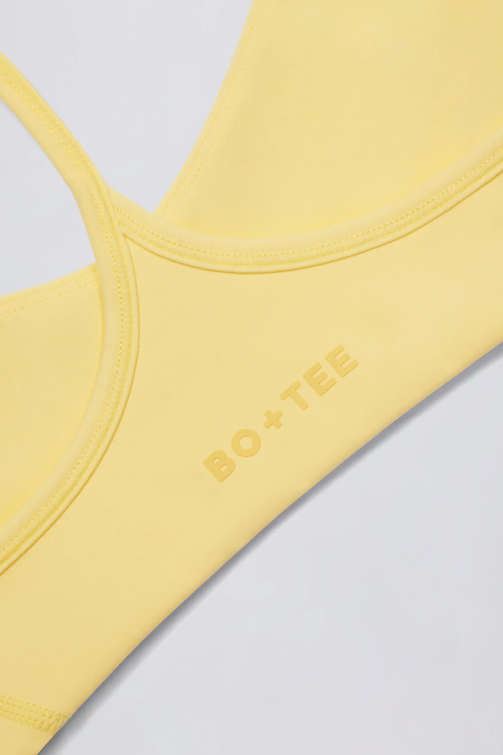 Soft Active Racerback Sports Bra in Lemon - Image 6