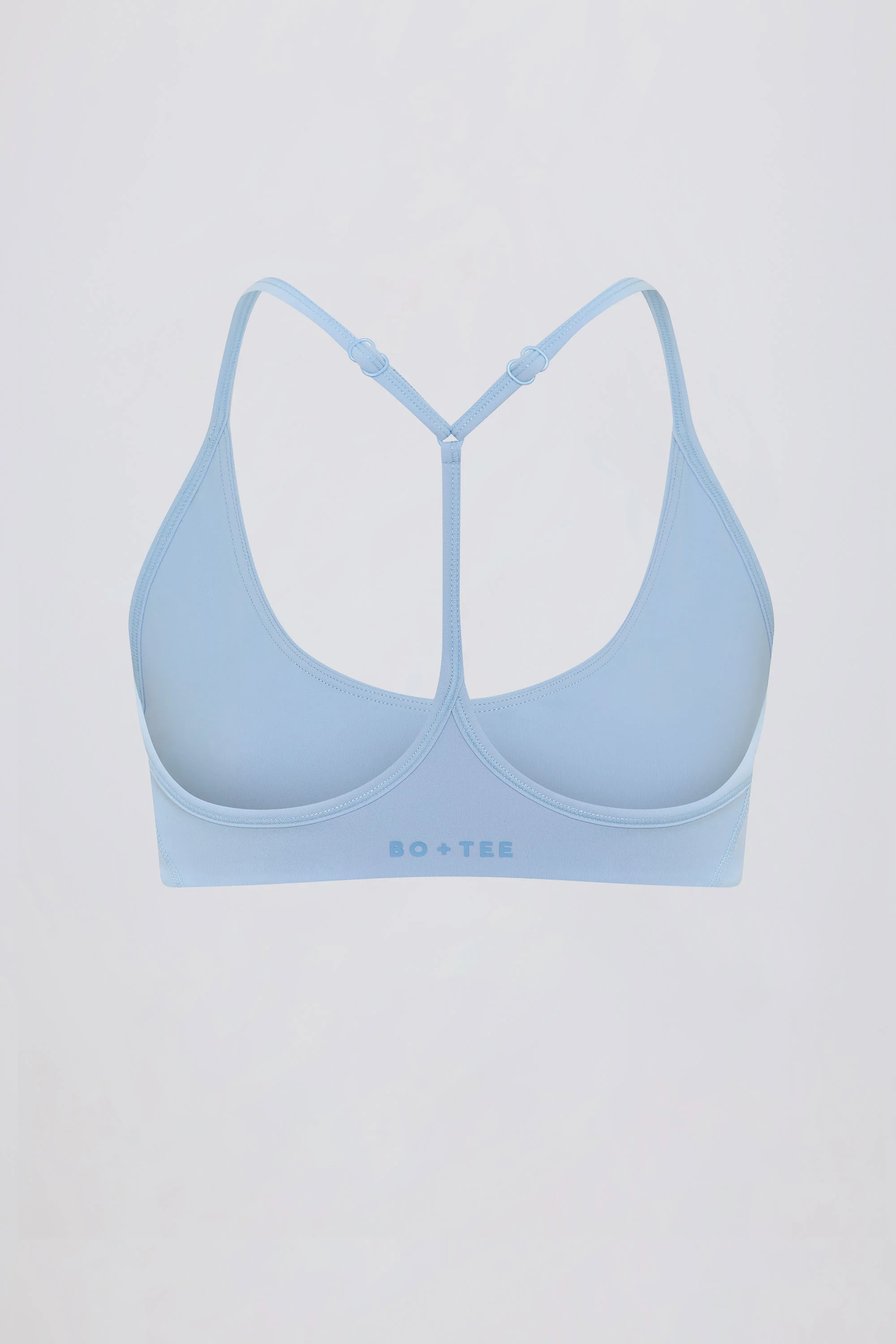 Soft Active Racerback Sports Bra in Sky - Image 5