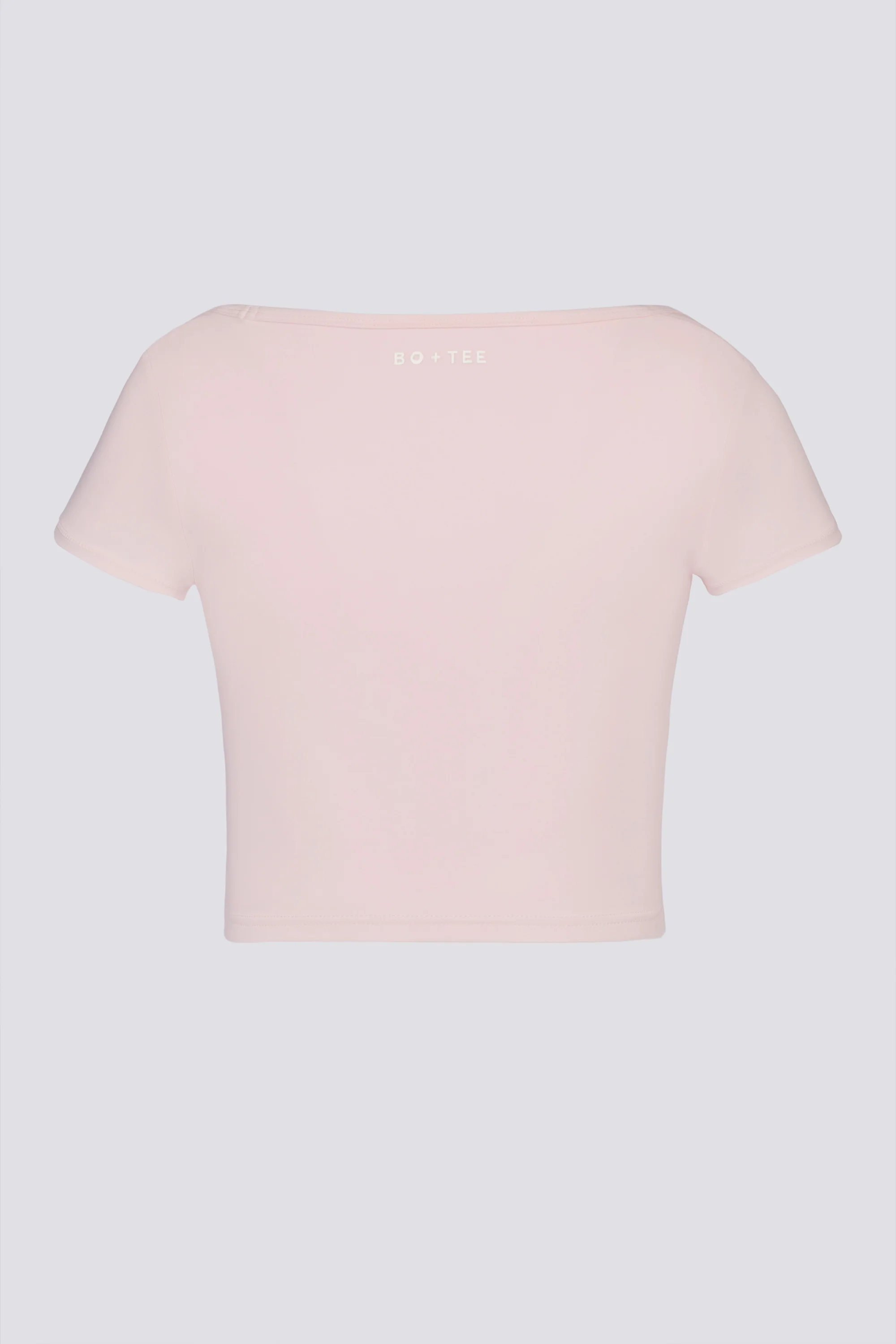 Soft Active Sweetheart-Neck Crop Top in Ballet Pink - Image 4