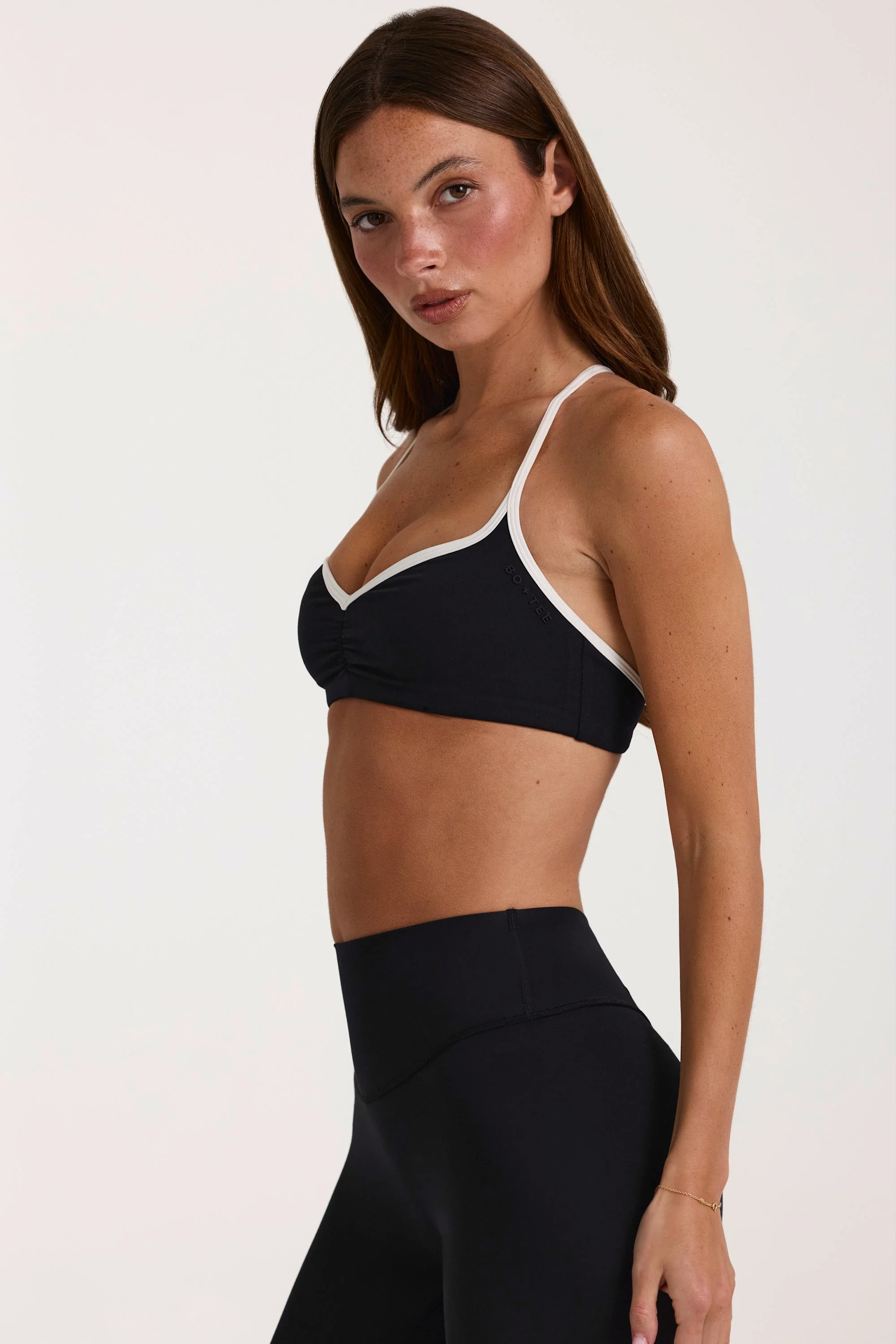 Soft Active Sports Bra in Black - Image 3