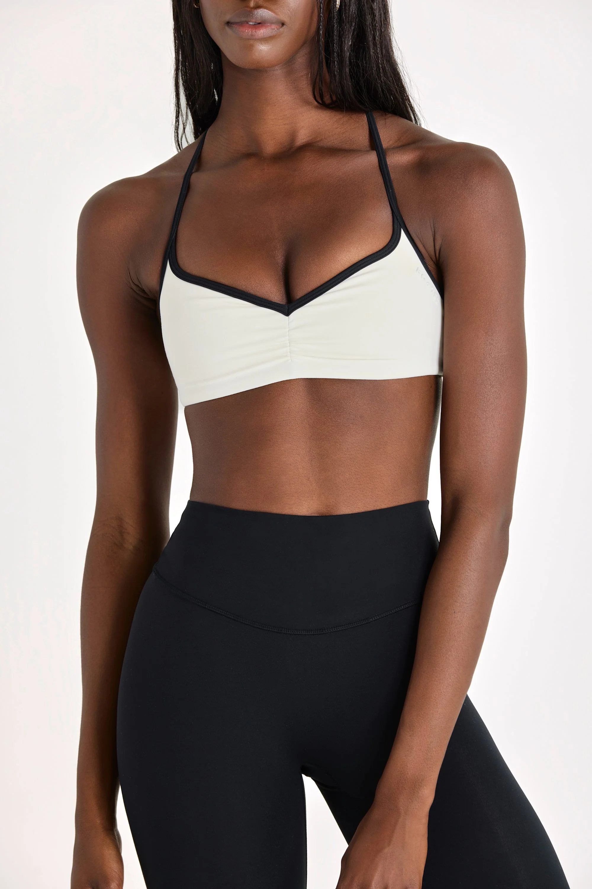 Soft Active Sports Bra in Ivory - Image 5