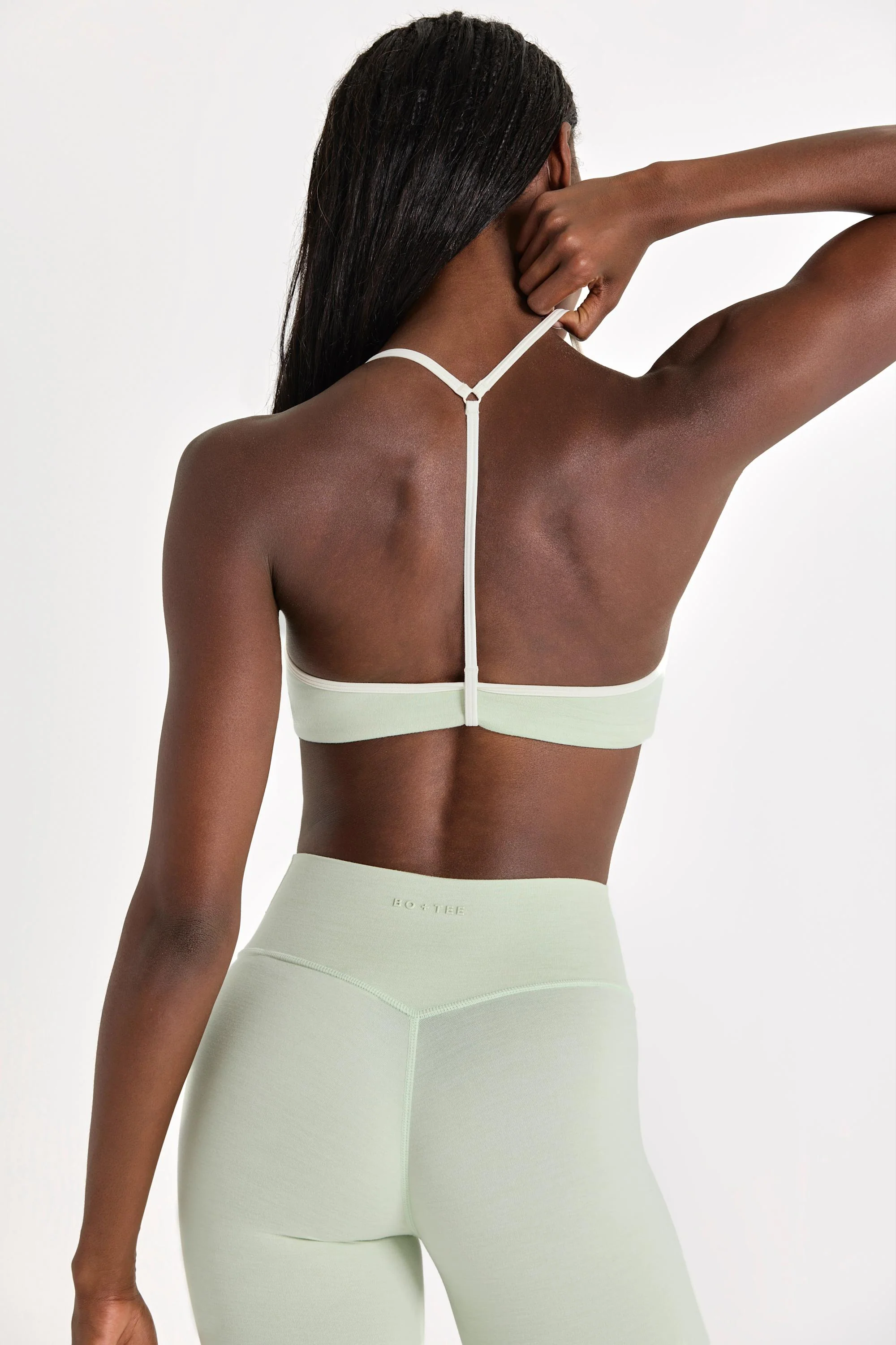 Soft Active Sports Bra in Pistachio - Image 5