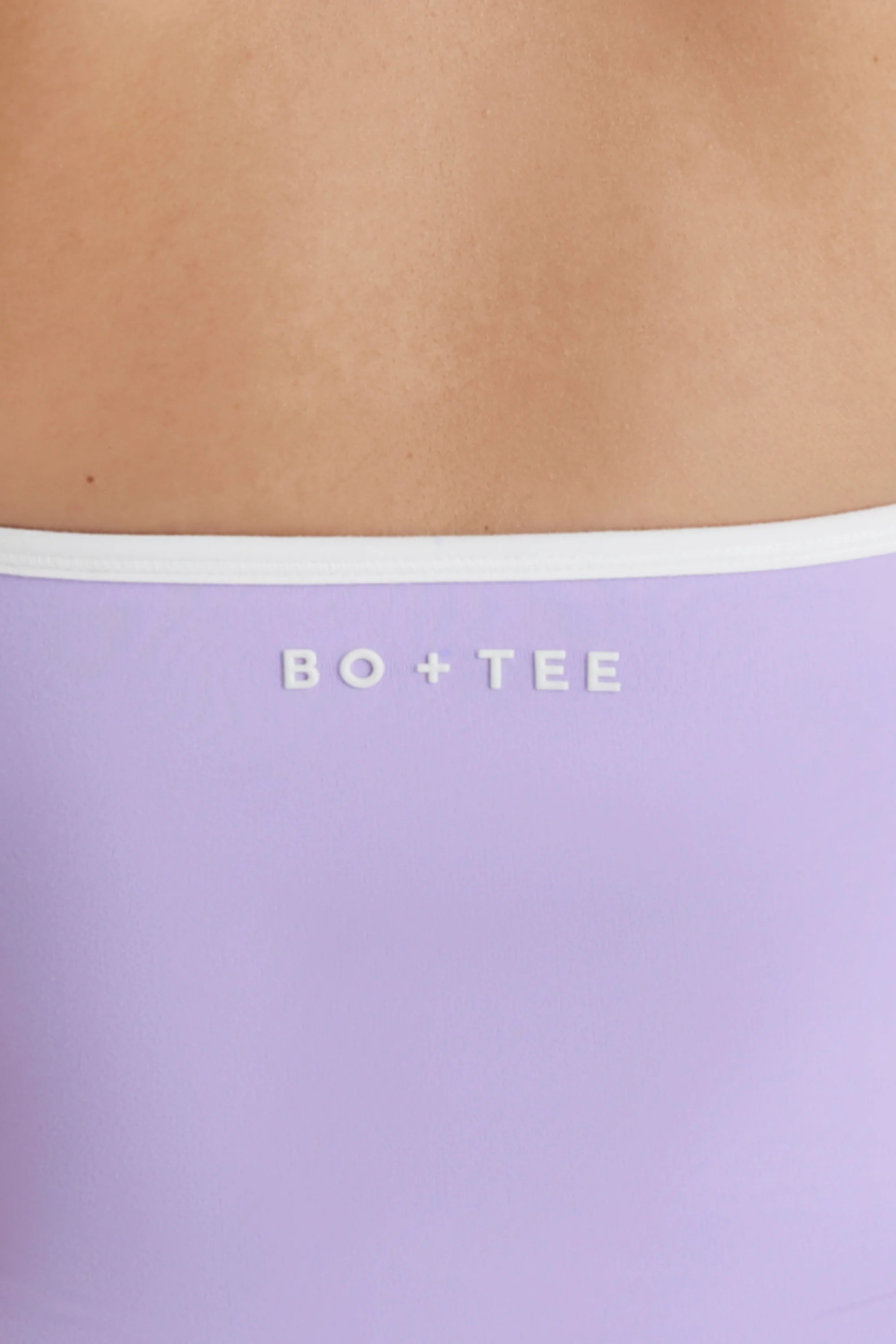 Soft Active V-Neck Halterneck Top in Lilac - Image 5