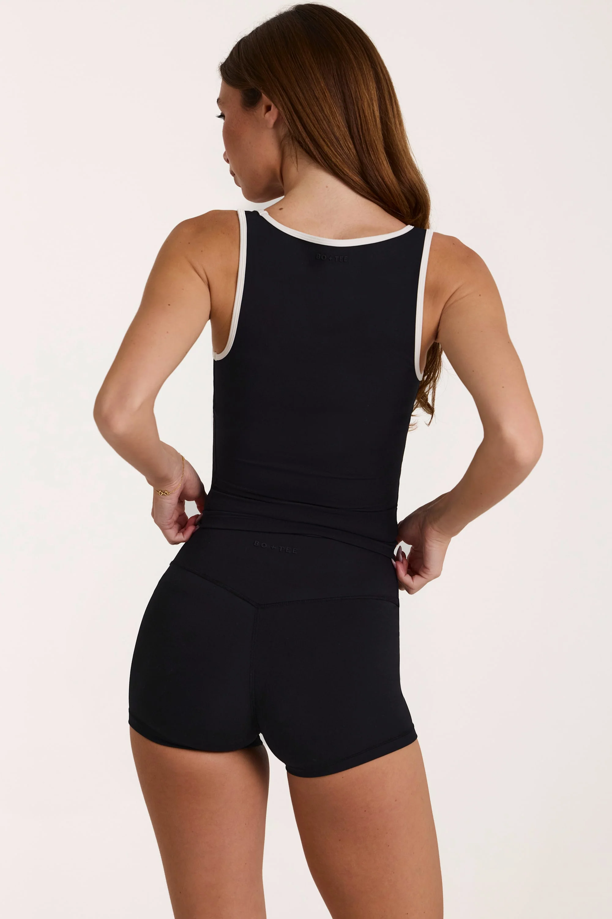 Soft Active Tank Top in Black - Image 2