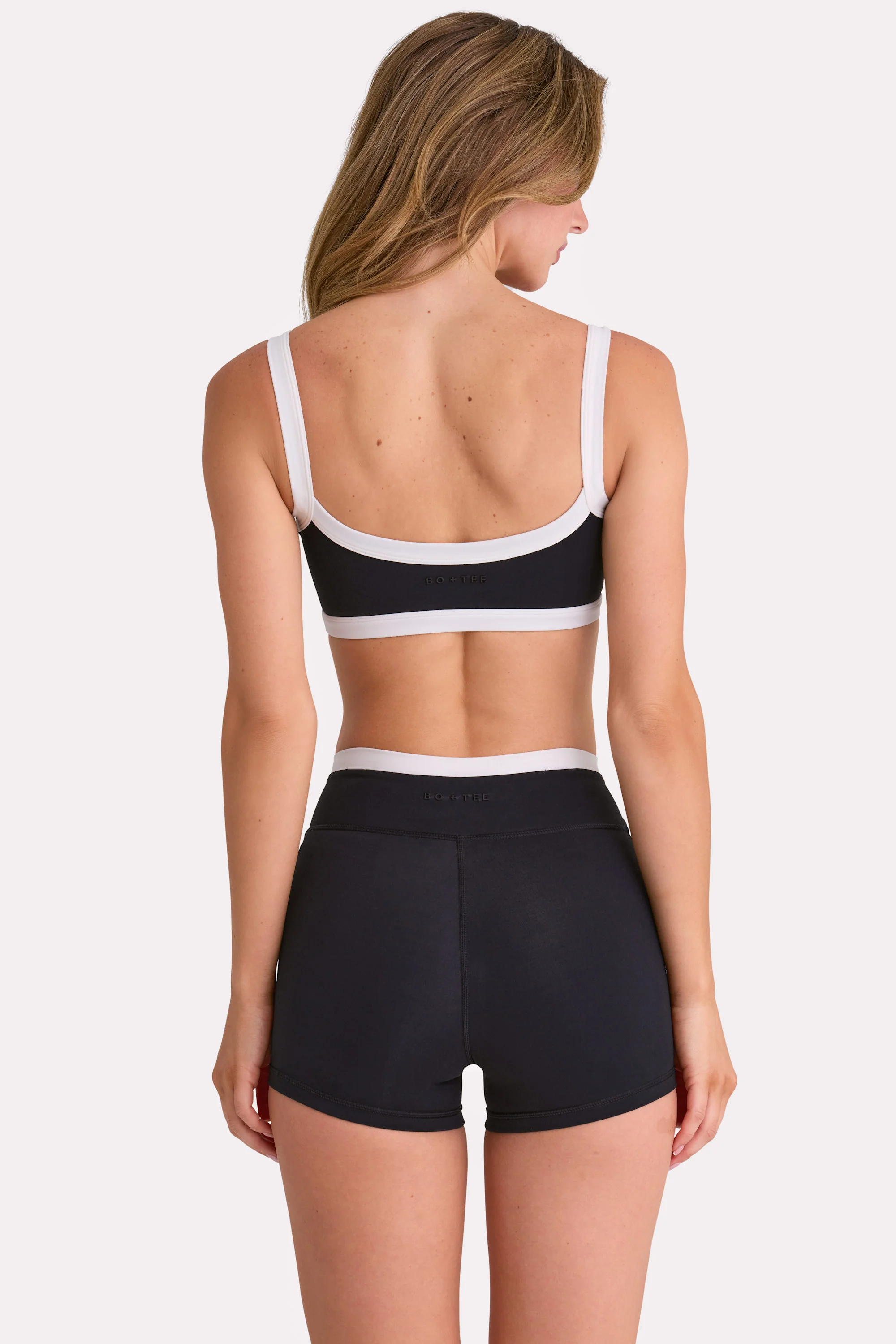 Soft Active Shorts in Black - Image 2