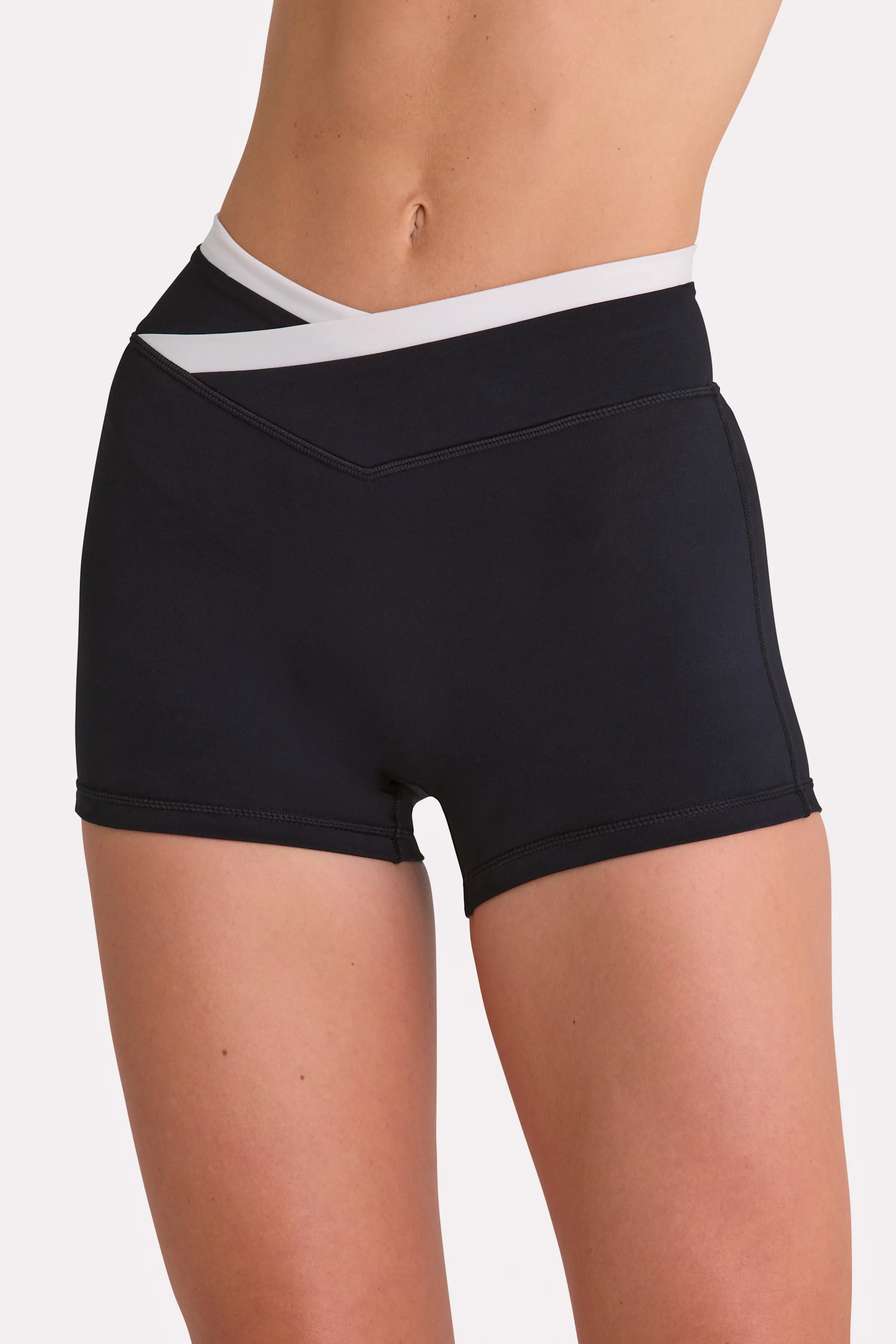 Soft Active Shorts in Black - Image 5