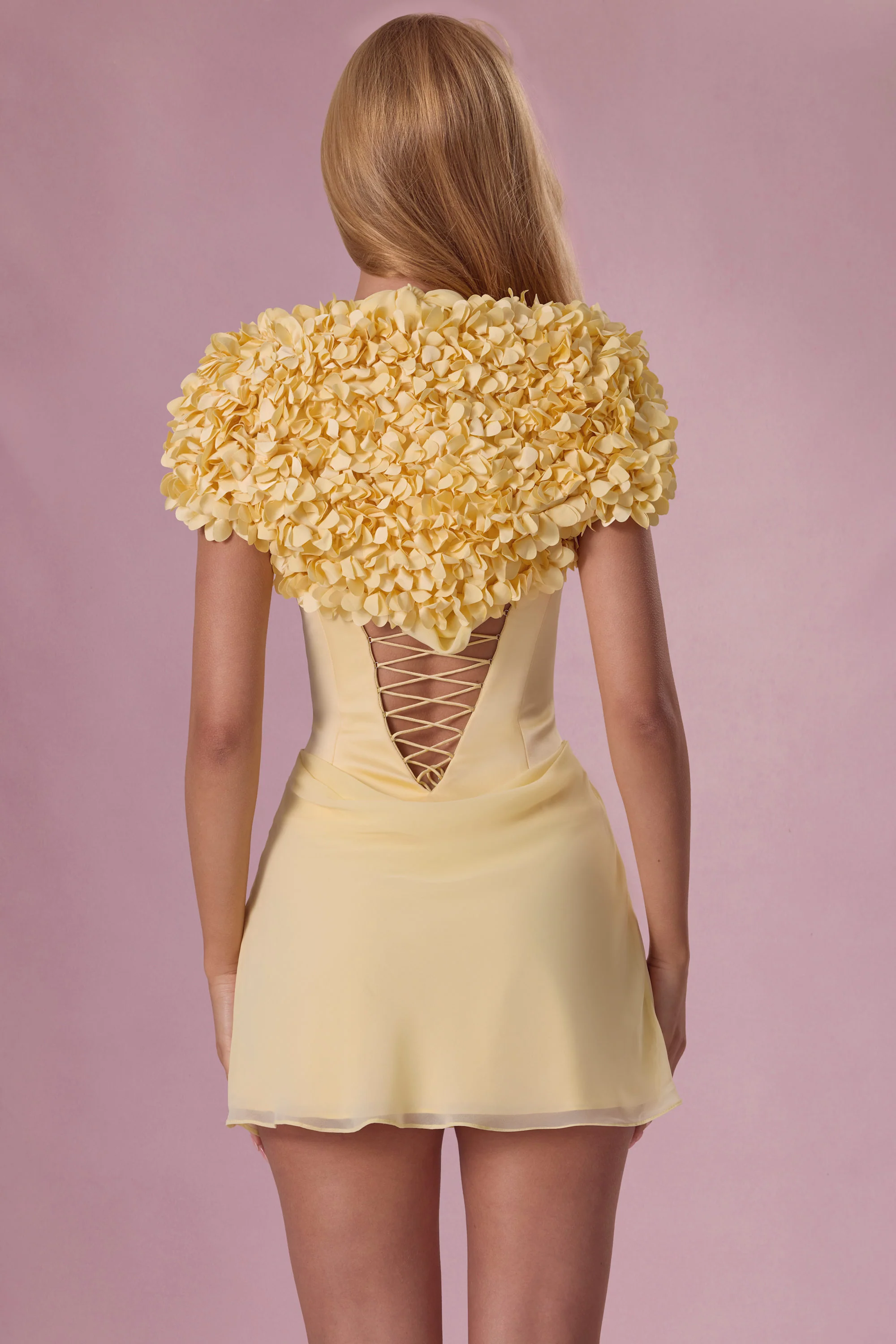 Cropped Bolero  in Butter - Image 2