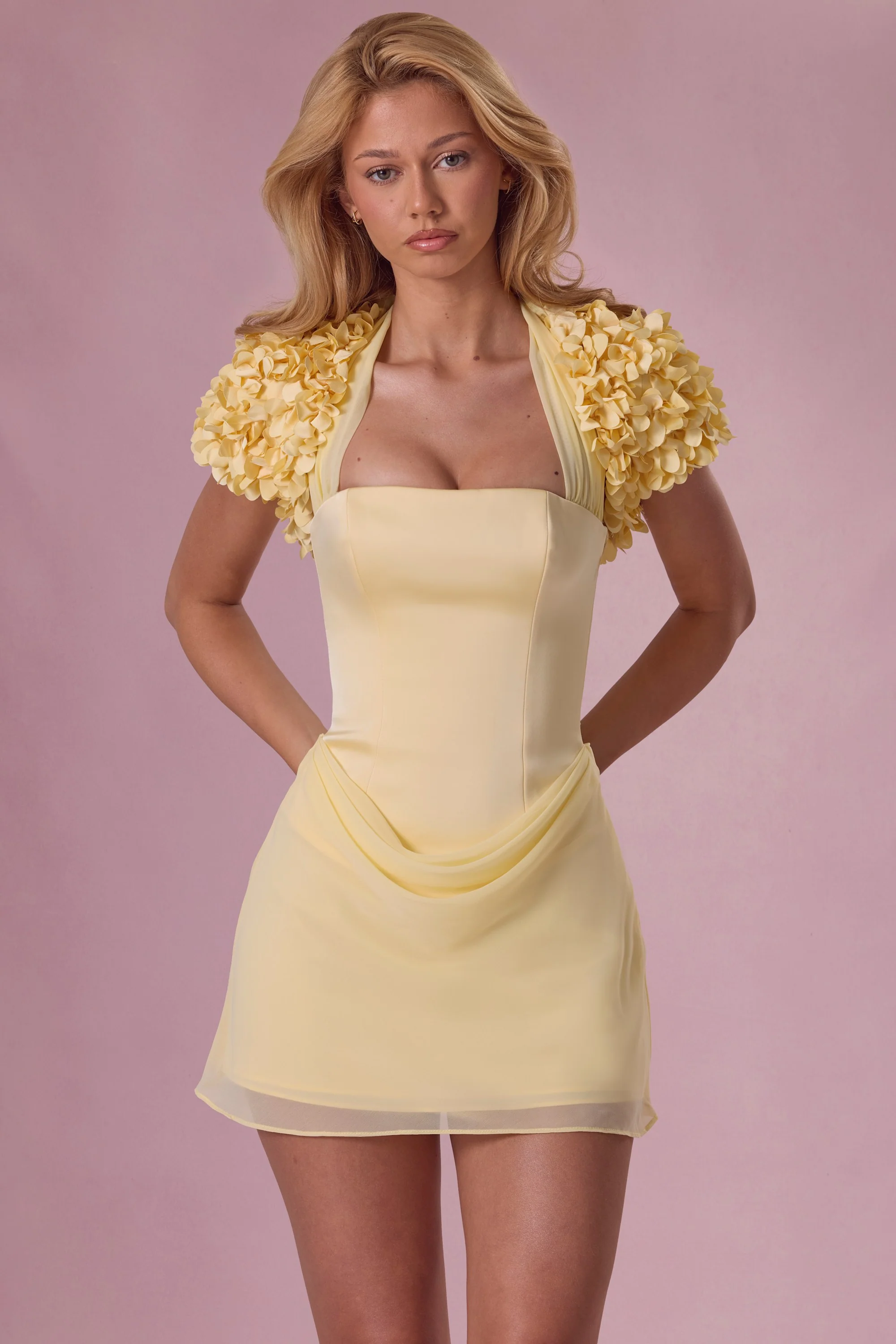 Cropped Bolero  in Butter - Image 5
