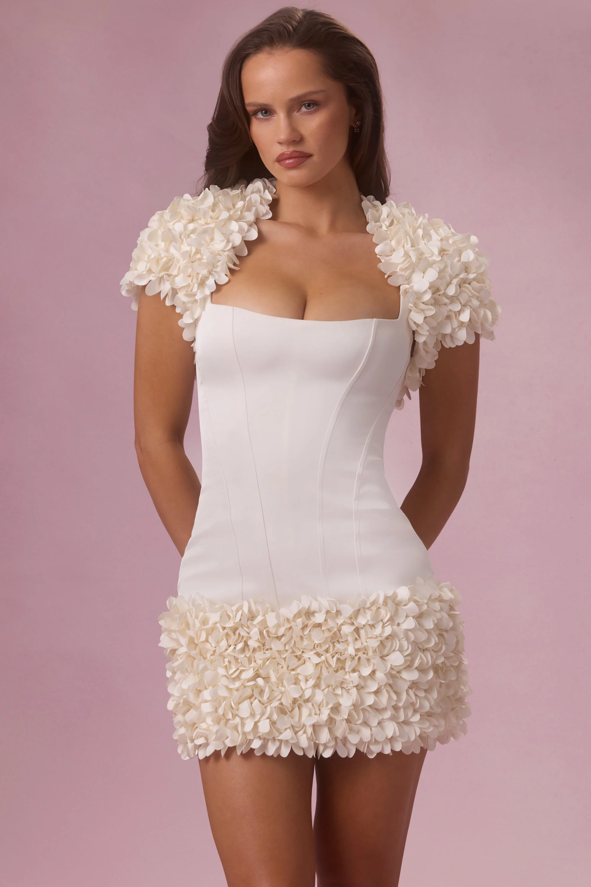 Cropped Bolero in Pearl