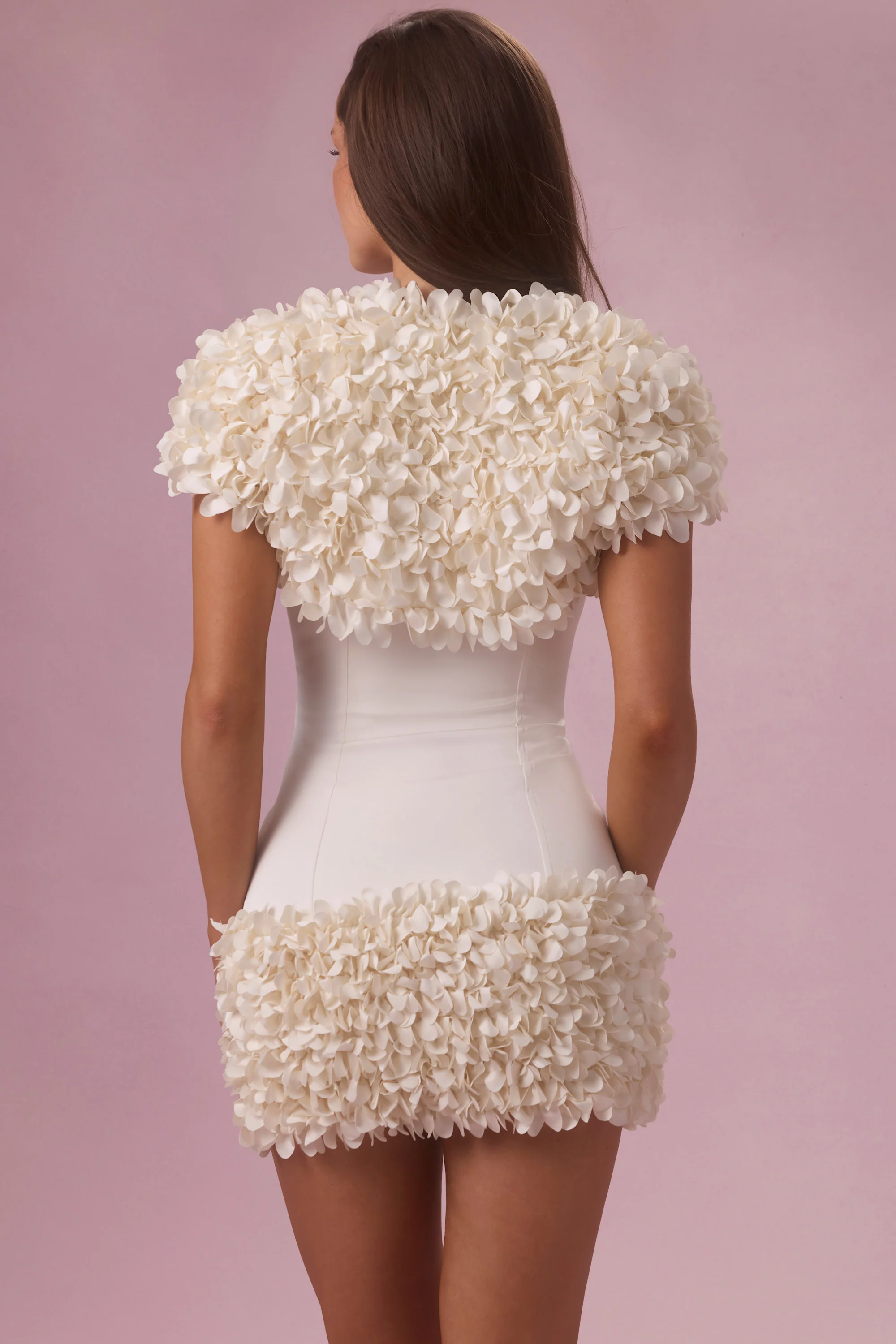 Cropped Bolero in Pearl - Image 2