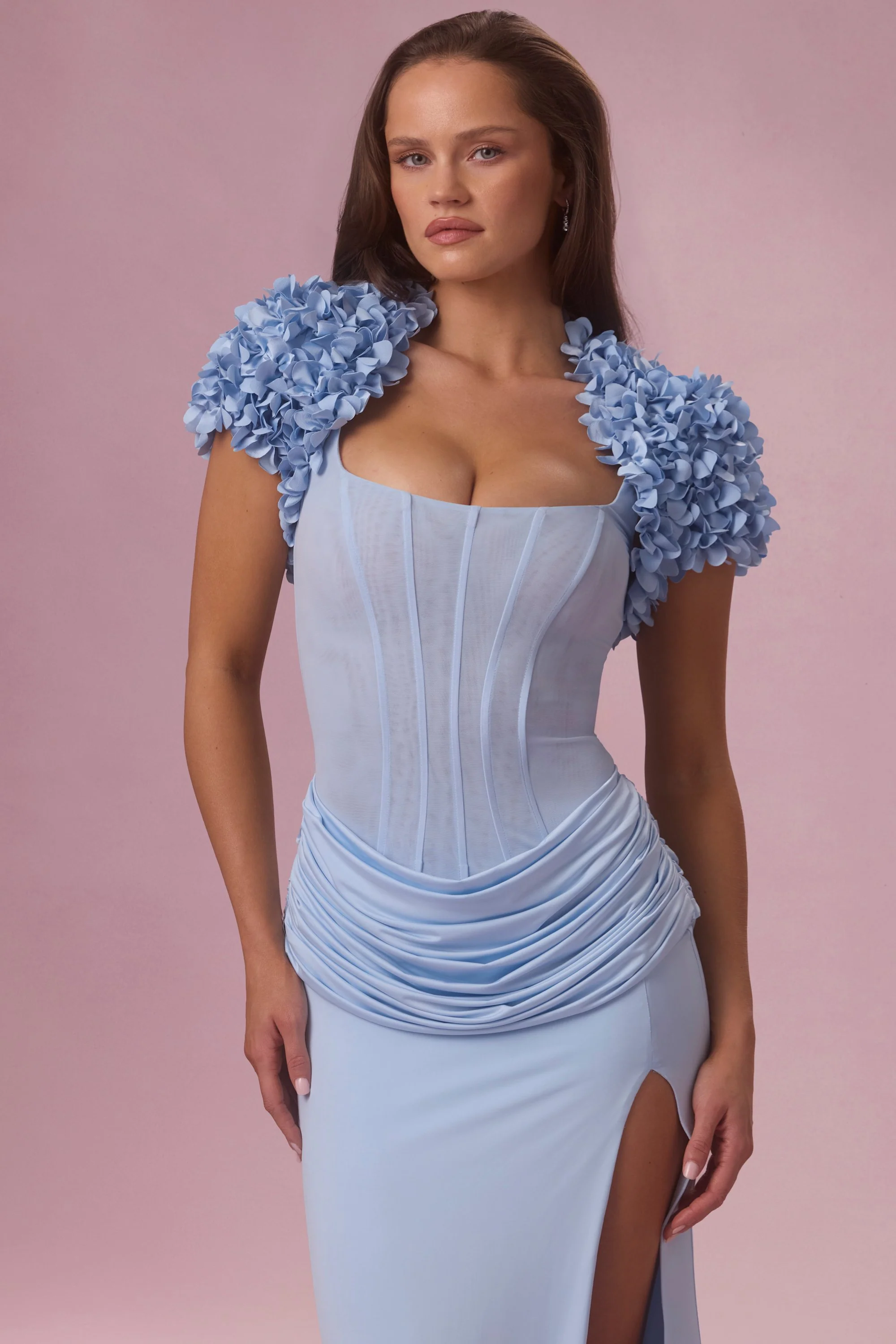 Cropped Bolero in Sky Blue - Image 4