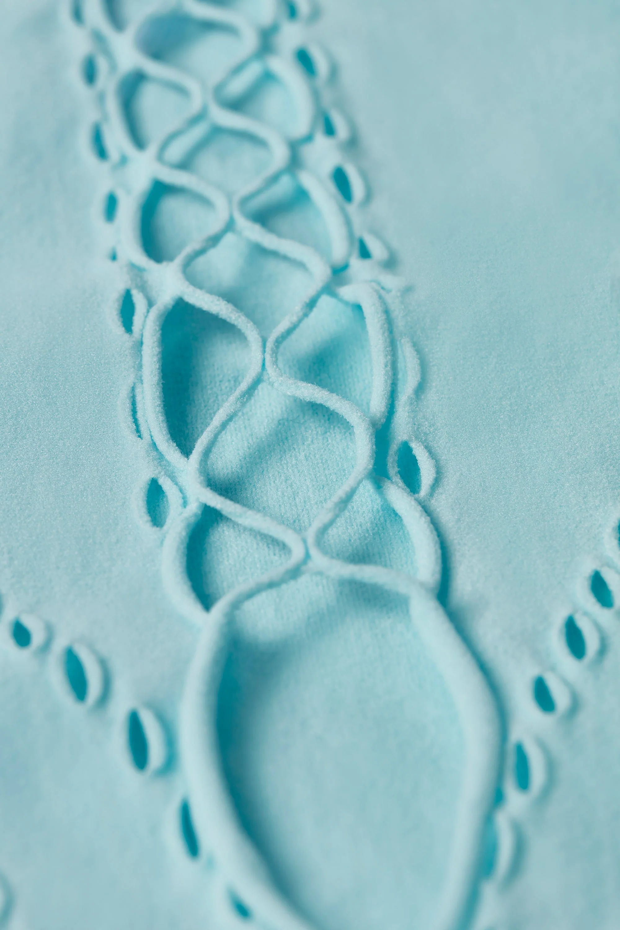 Lace-Up Halterneck Bodysuit in Ice Blue - Image 12
