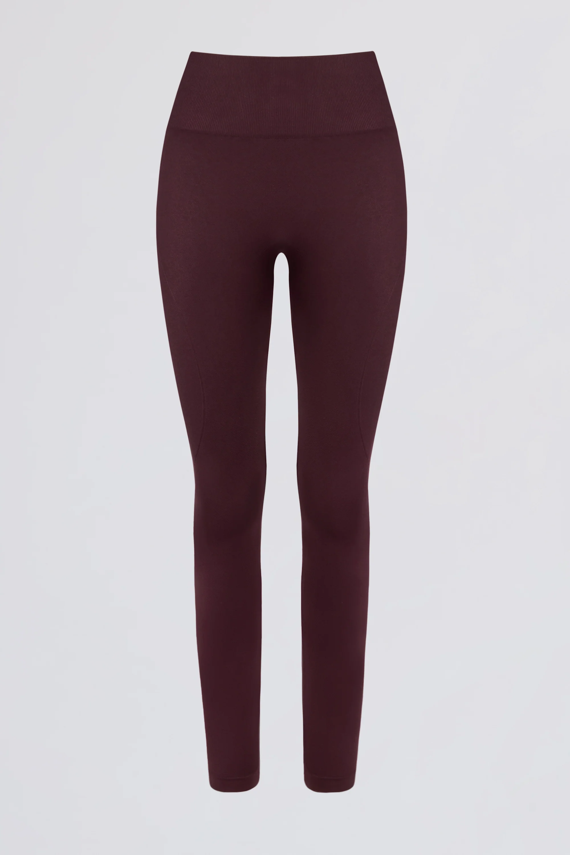 Super Sculpt Seamless High-Waist Leggings in Burgundy - Image 3