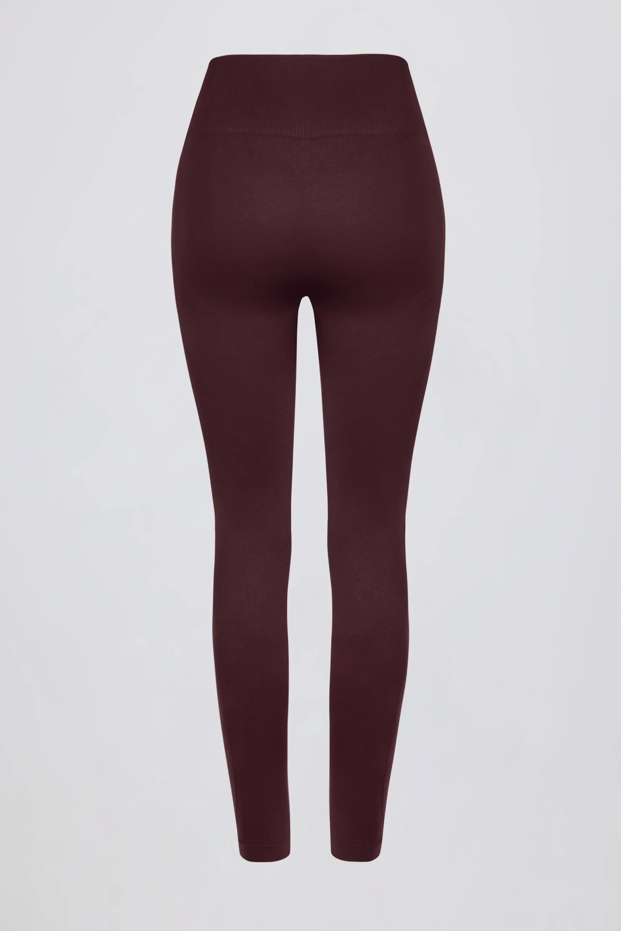 Super Sculpt Seamless High-Waist Leggings in Burgundy - Image 4