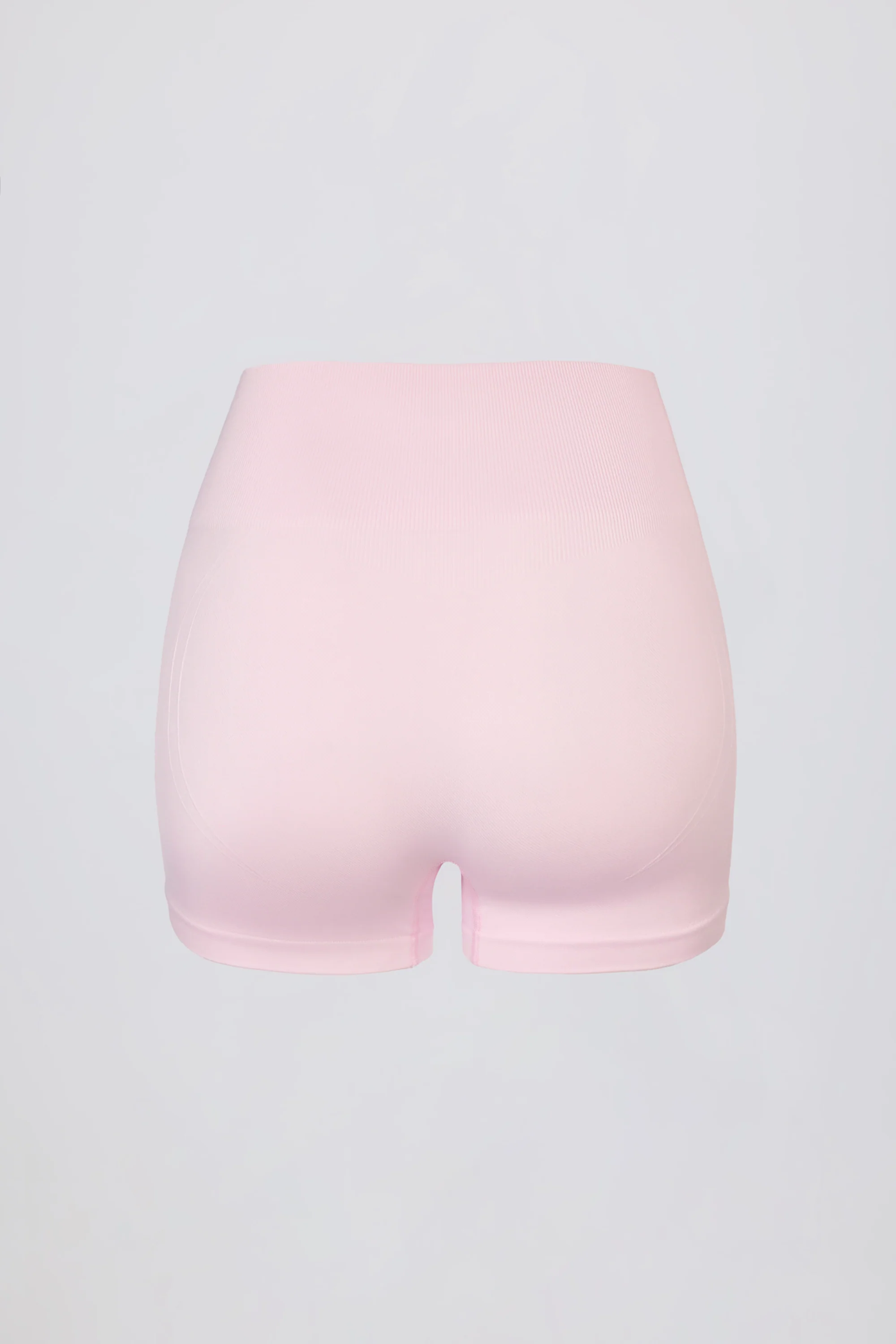 Super Sculpt Seamless Mini Shorts in Soft Pink - Image 4