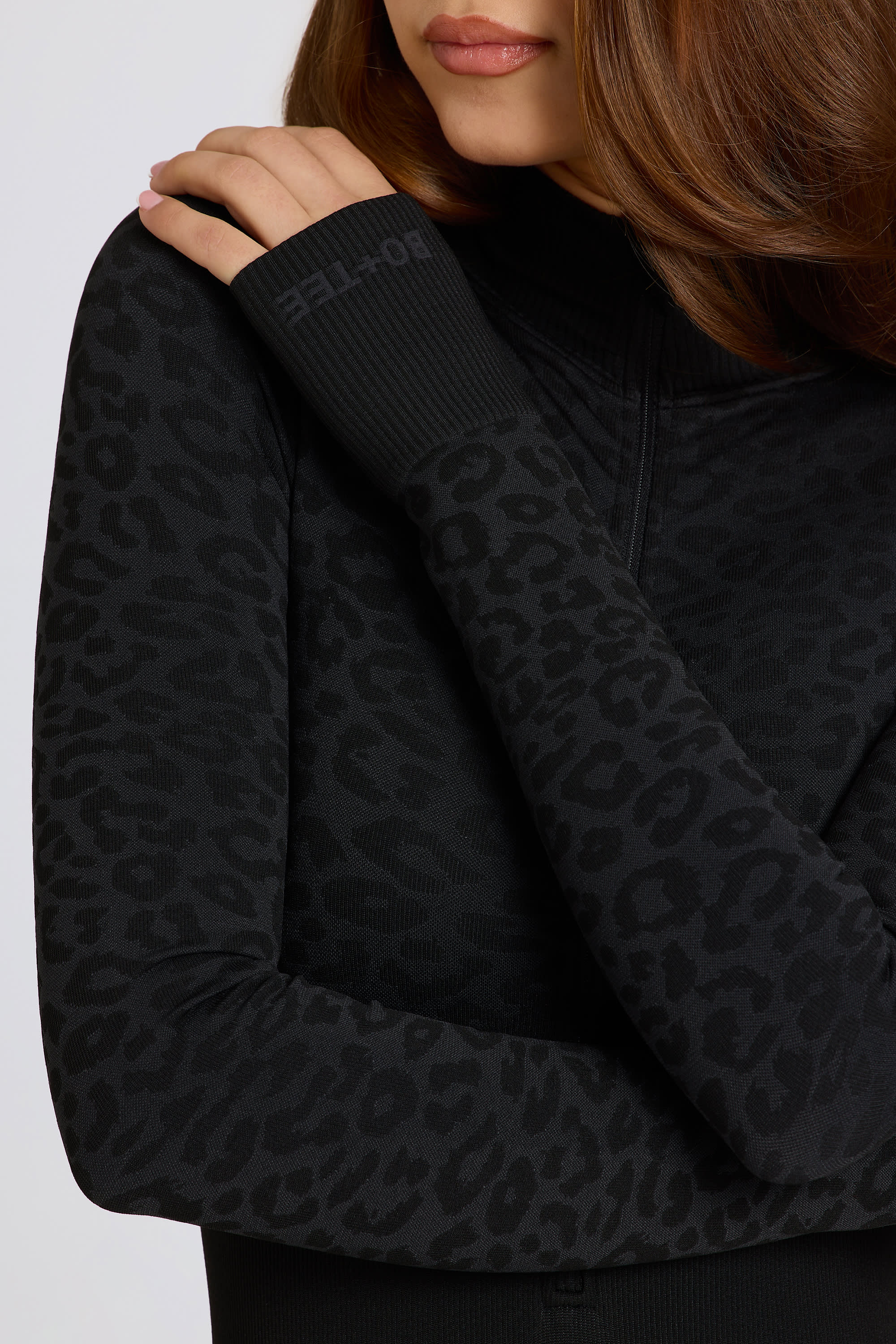 Thermal Base-Layer Jumpsuit in Black Leopard - Image 3